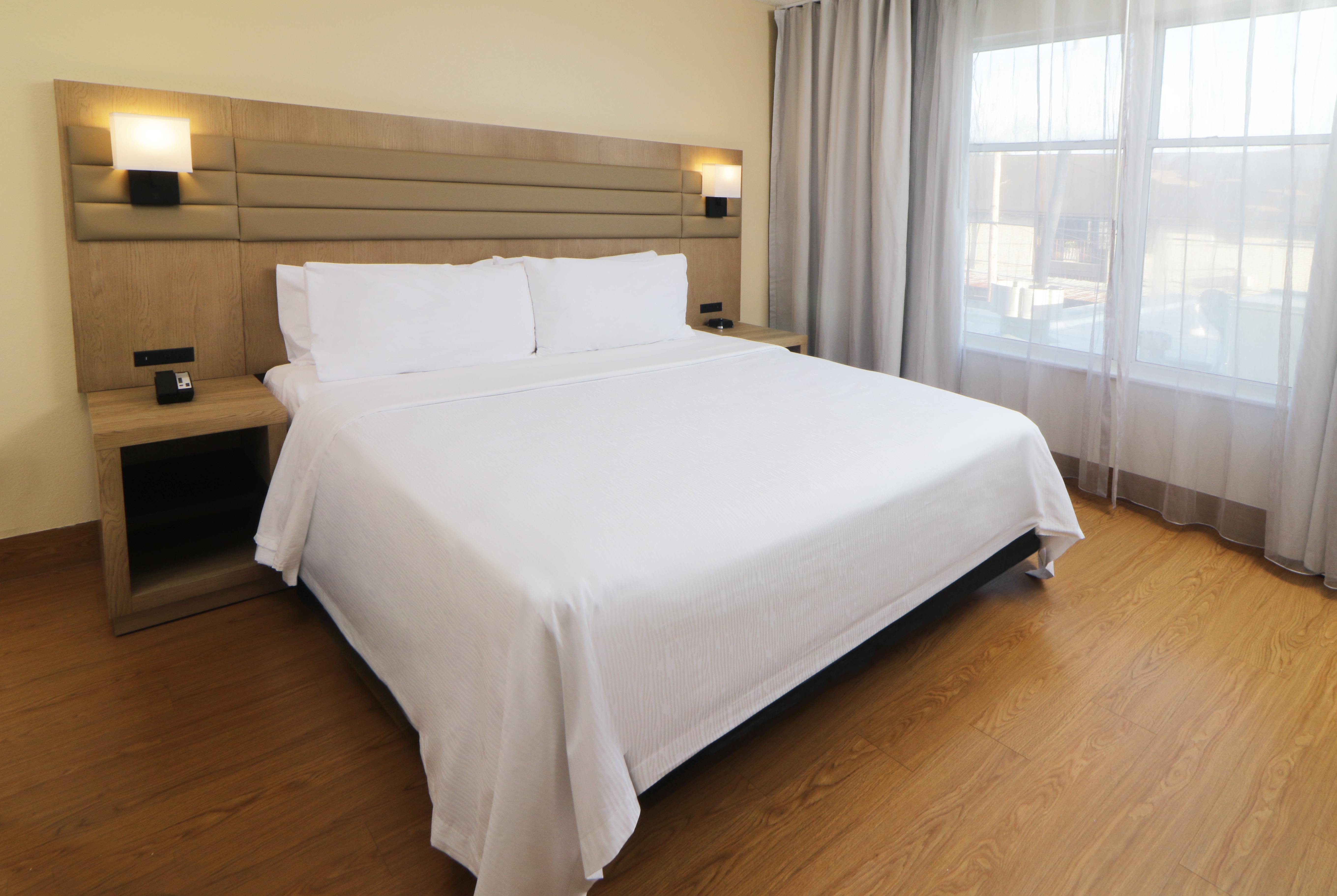 Guest room at the Wyndham Garden McAllen At La Plaza Mall in McAllen, Texas