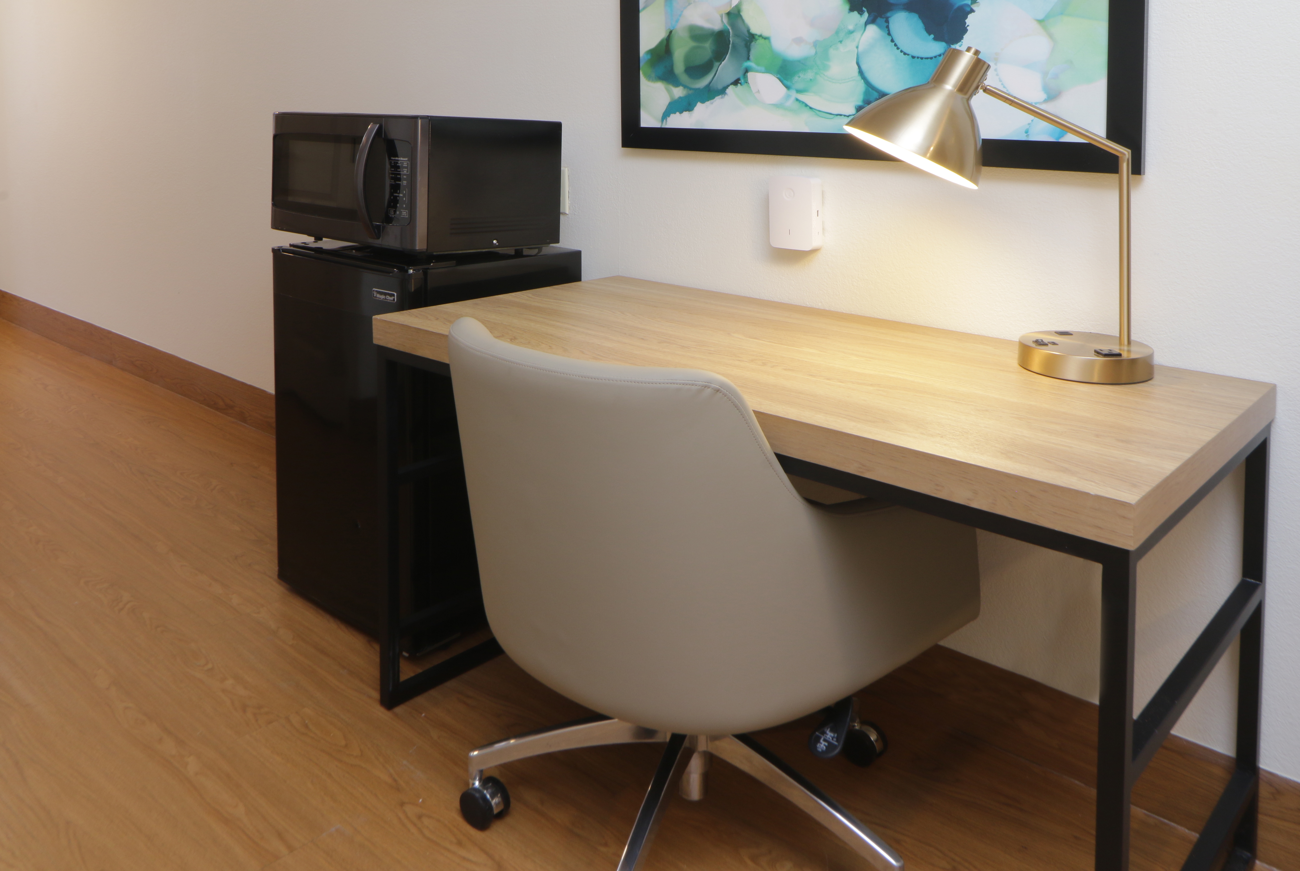 Guest room at the Wyndham Garden McAllen At La Plaza Mall in McAllen, Texas