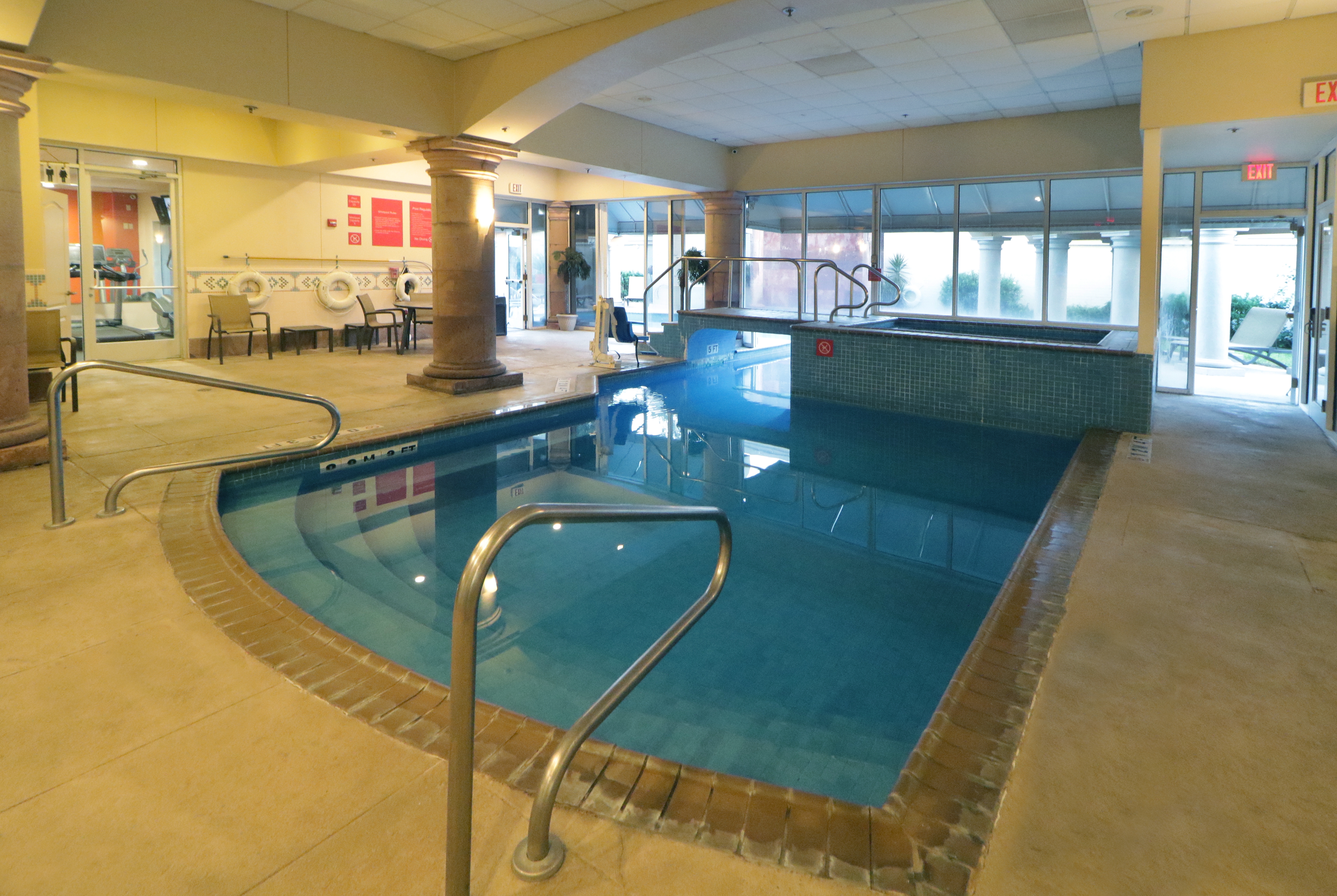 Indoor pool at the Wyndham Garden McAllen At La Plaza Mall in McAllen, Texas