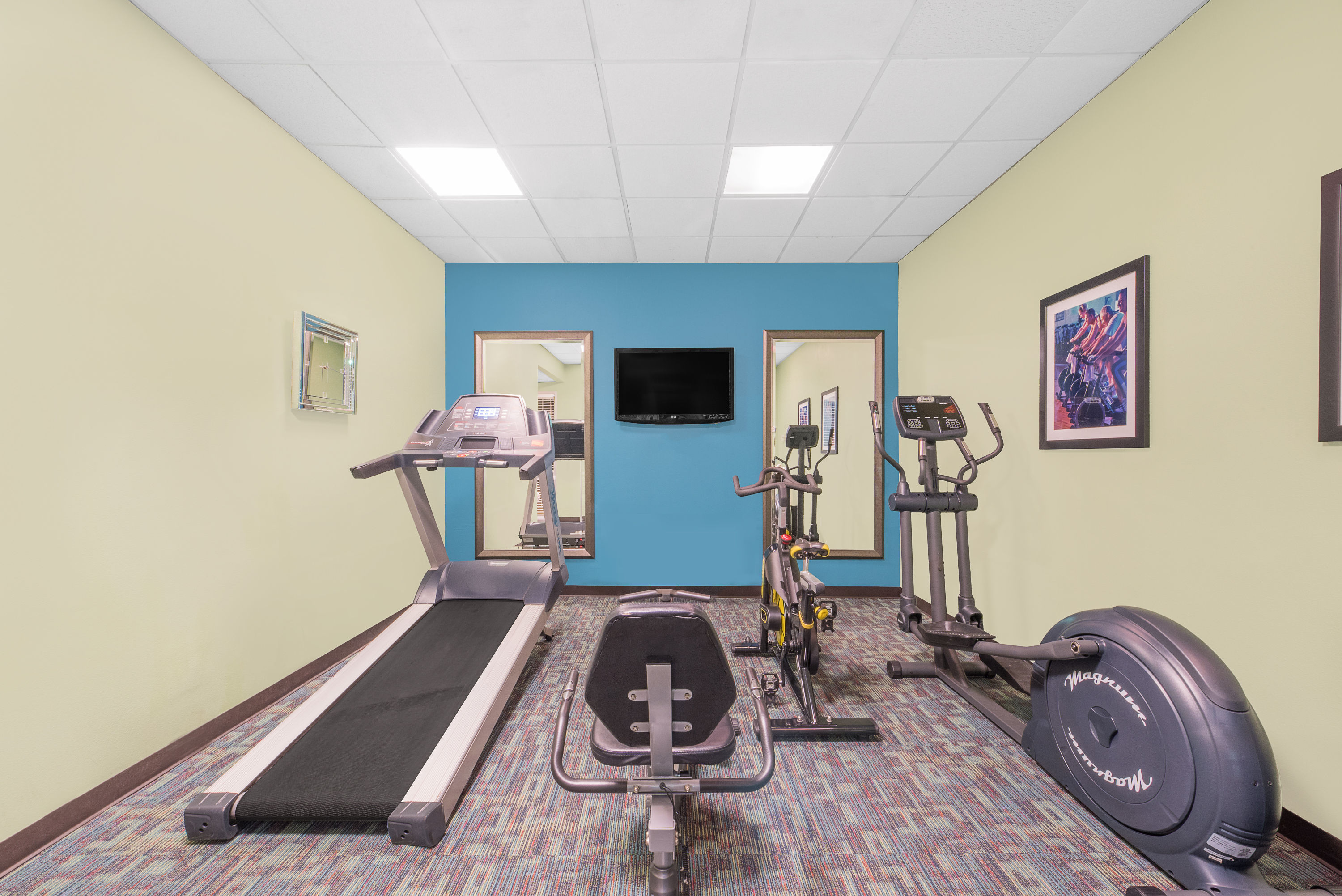 Fitness room at Wyndham Garden Midland in Midland, Texas