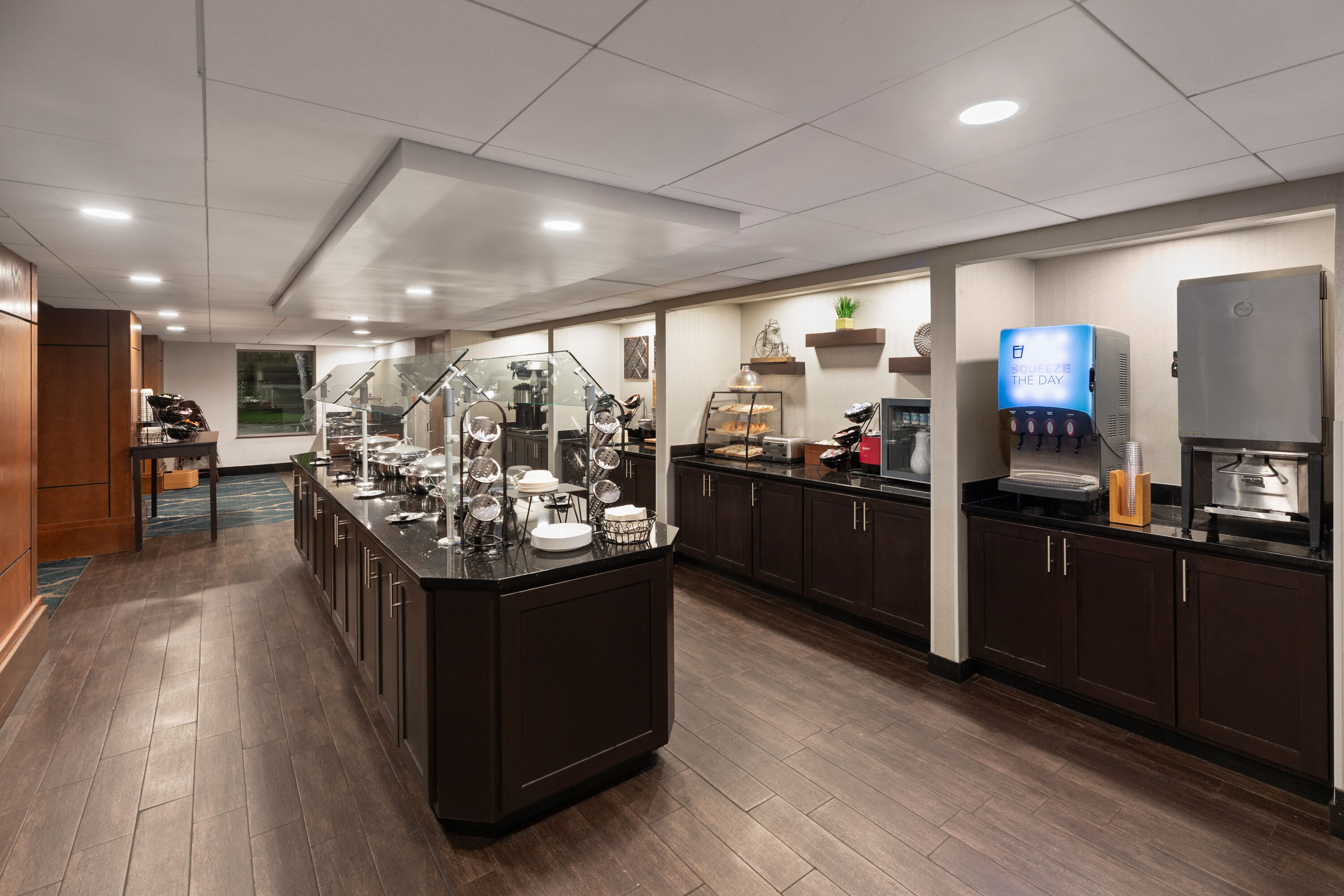 Free breakfast at Wyndham Garden San Antonio Airport in San Antonio, Texas