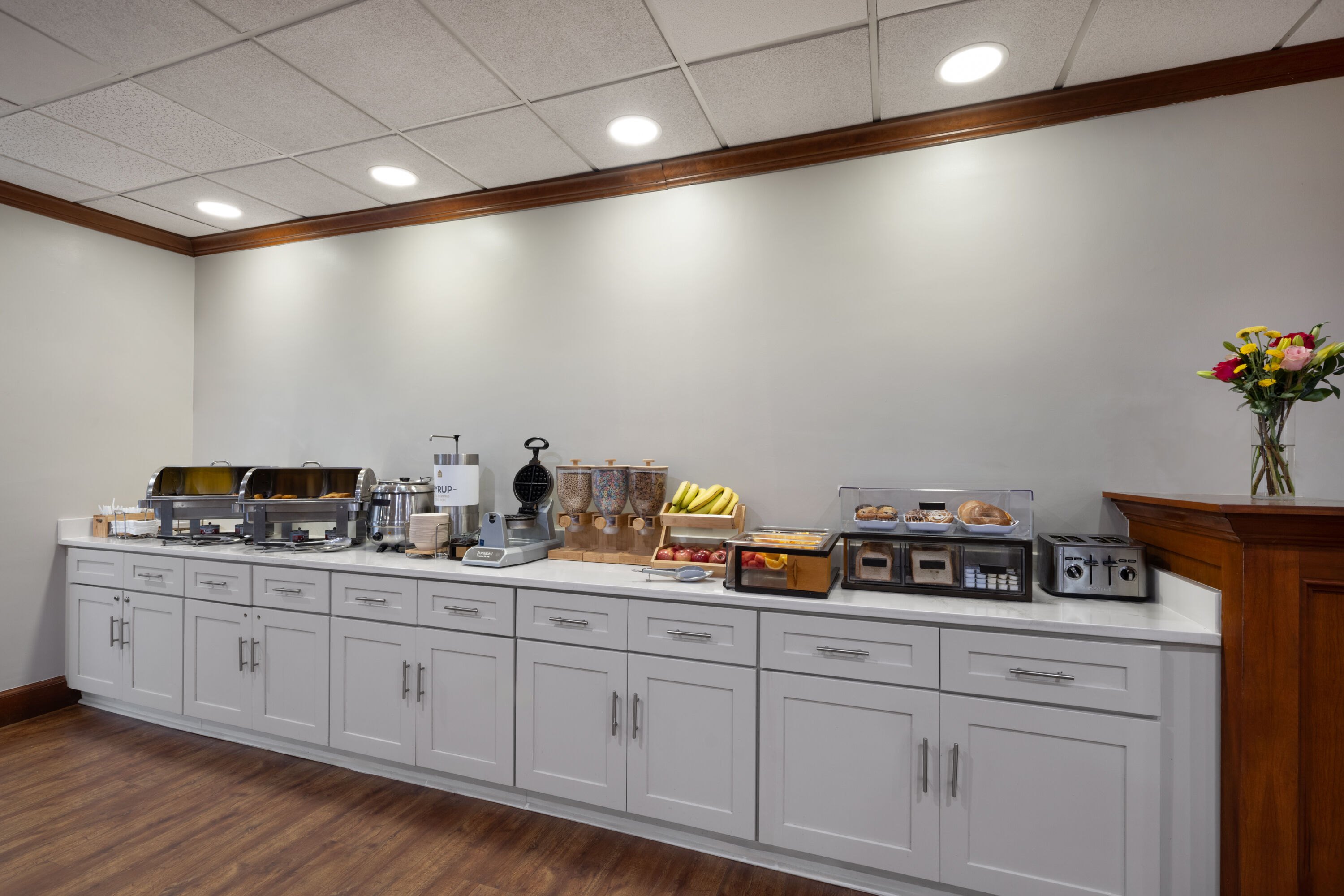 Free breakfast at Wyndham Garden Manassas in Manassas, Virginia