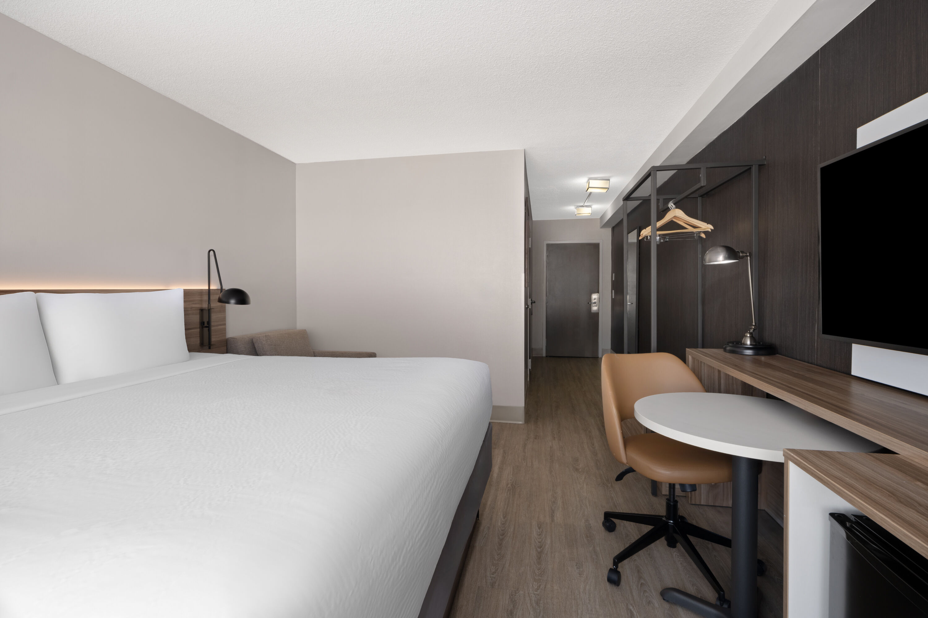 Guest room at the Wyndham Garden Manassas in Manassas, Virginia