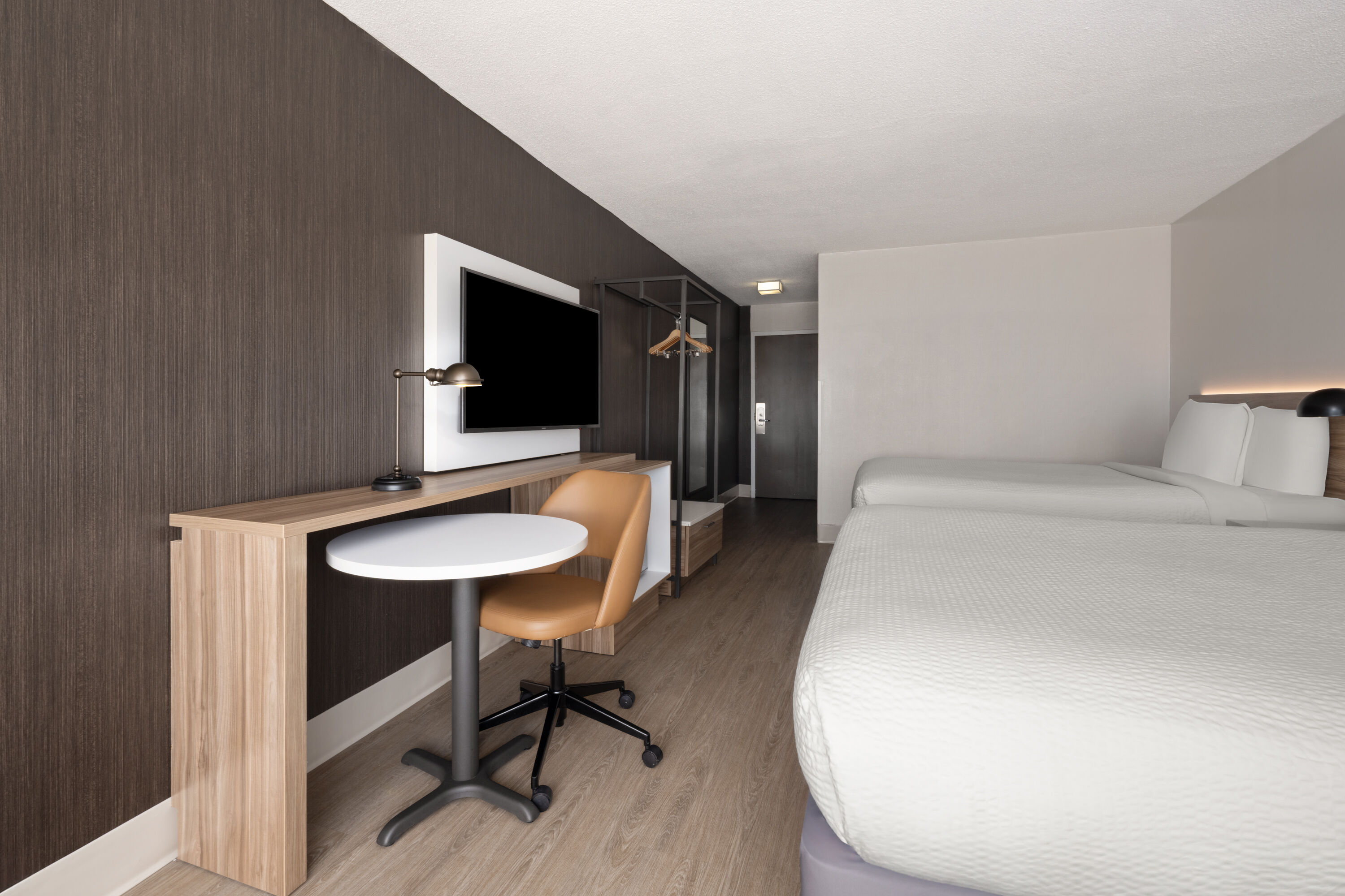 Guest room at the Wyndham Garden Manassas in Manassas, Virginia