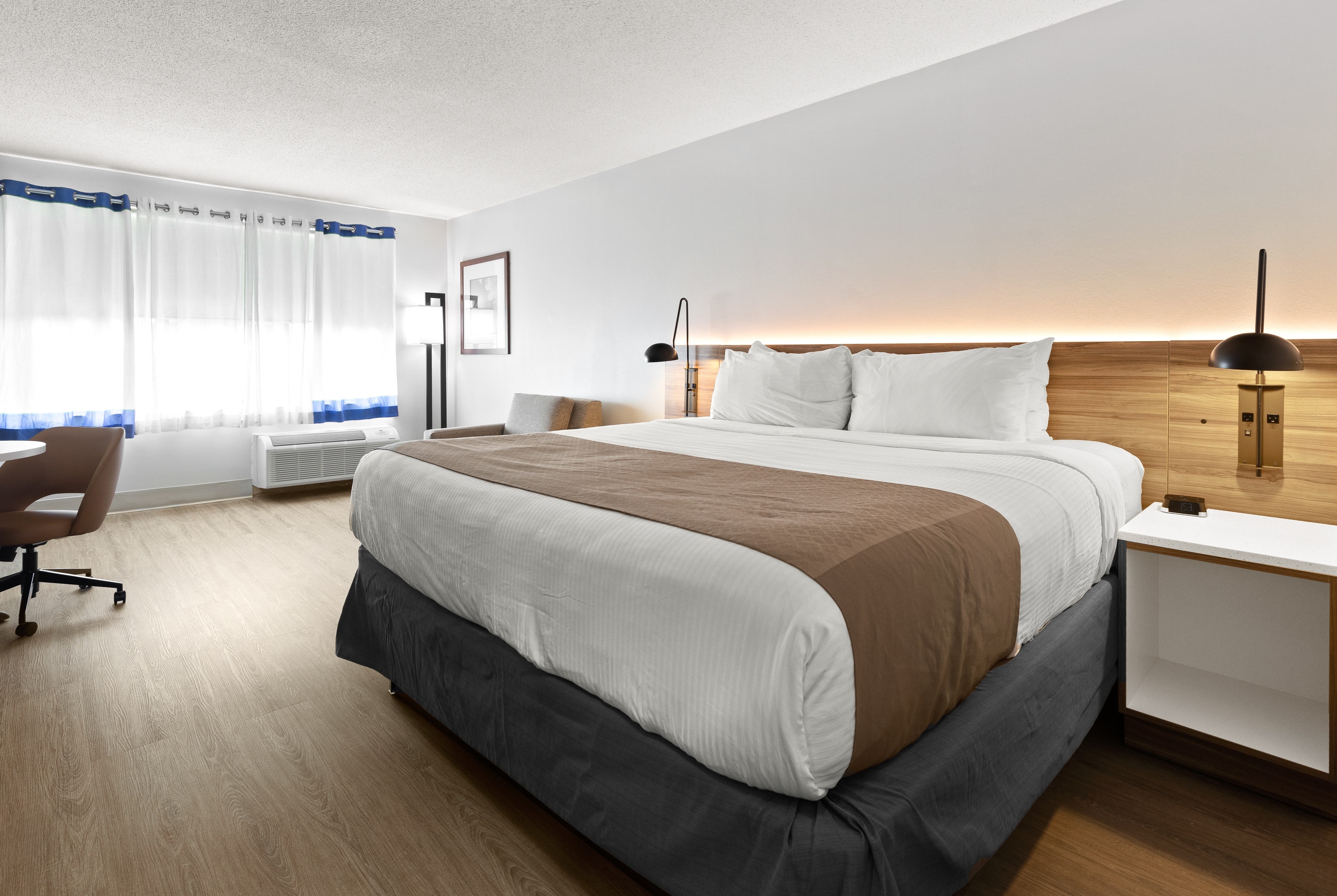 Guest room at the Wyndham Garden Manassas in Manassas, Virginia