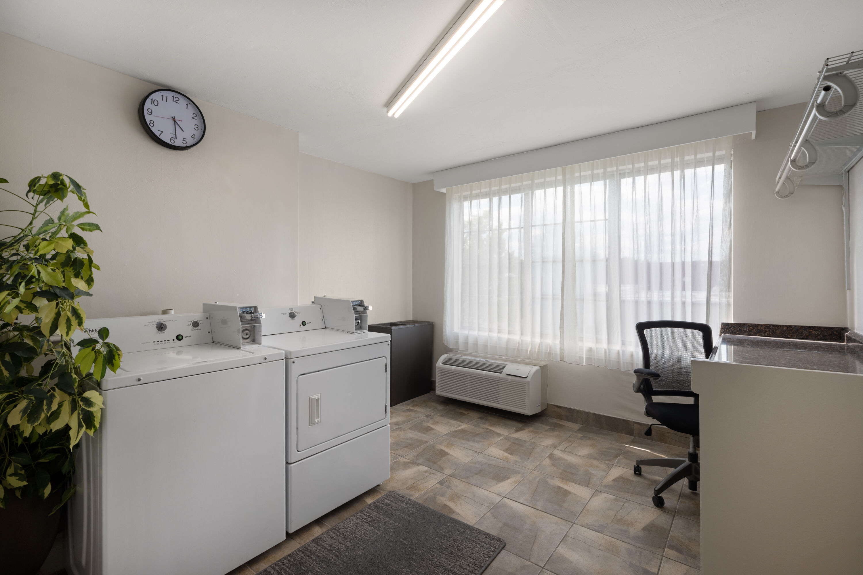 Laundry facilities at Wyndham Garden Manassas in Manassas, Virginia