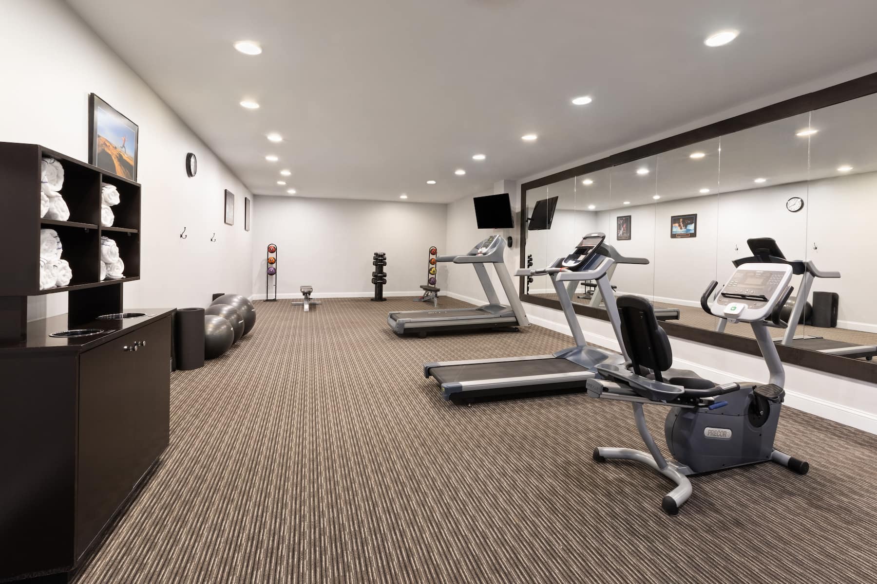 Fitness room at Wyndham Garden Norfolk Downtown in Norfolk, Virginia
