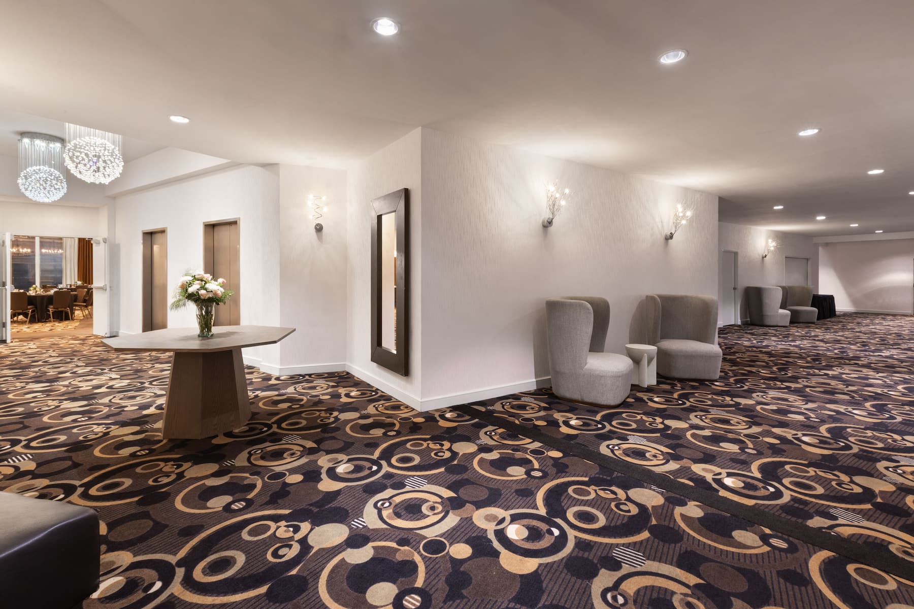 Reception meeting room at Wyndham Garden Norfolk Downtown in Norfolk, Virginia