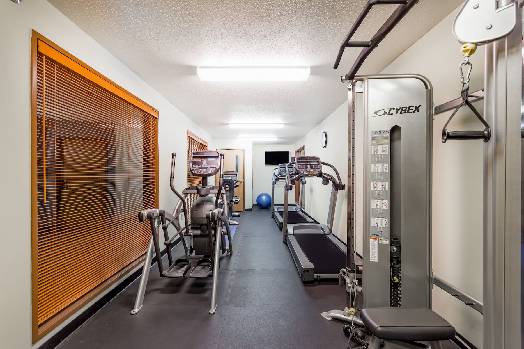 Fitness room at Wyndham Garden Madison Fitchburg in Fitchburg, Wisconsin