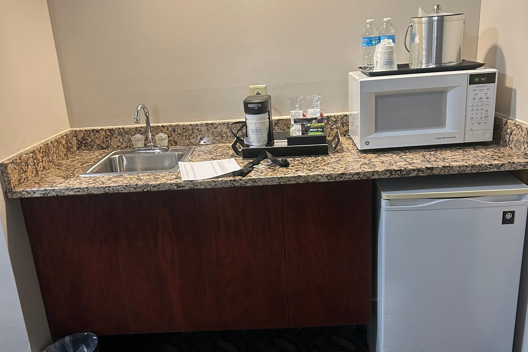 Guest room at the Wyndham Garden Madison Fitchburg in Fitchburg, Wisconsin