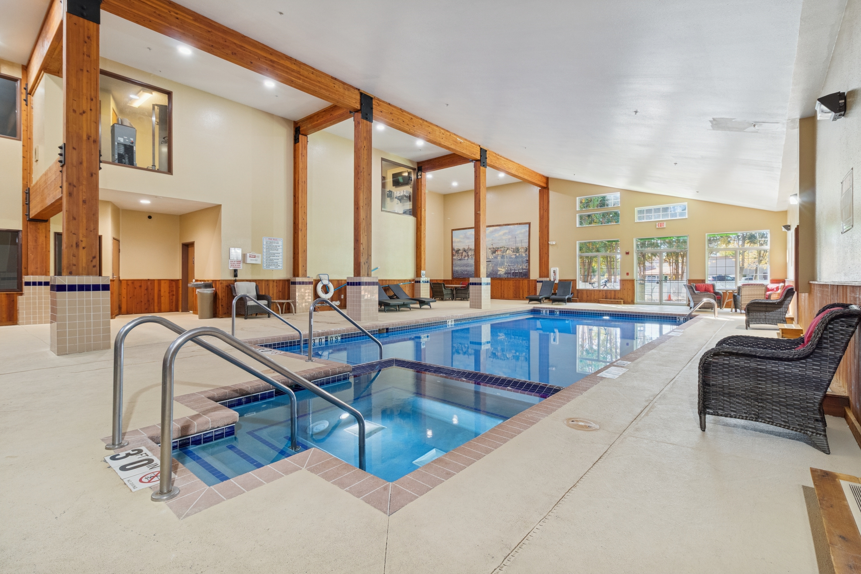 Pool at the Wyndham Garden Madison Fitchburg in Fitchburg, Wisconsin