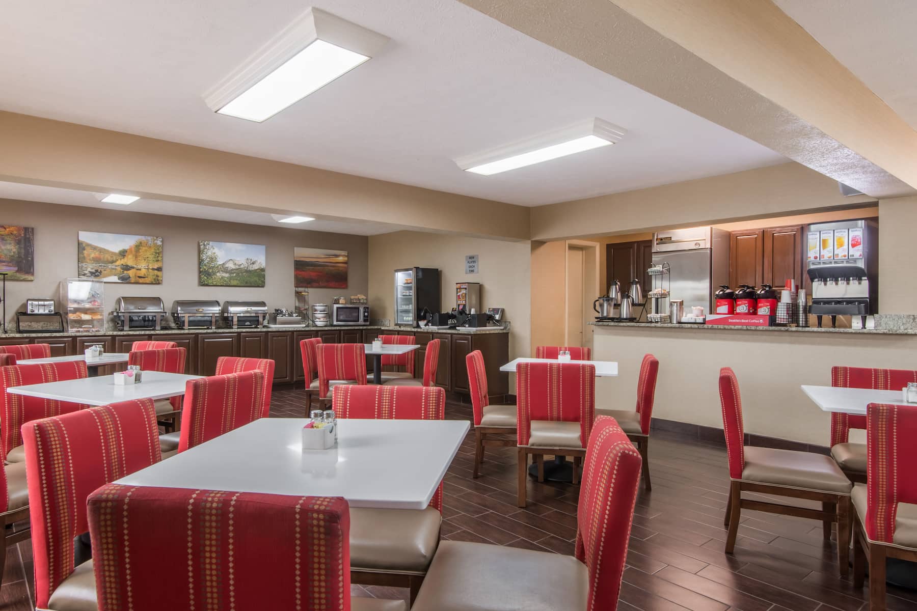 Free breakfast at Wyndham Garden Cross Lanes Charleston in Cross Lanes, West Virginia