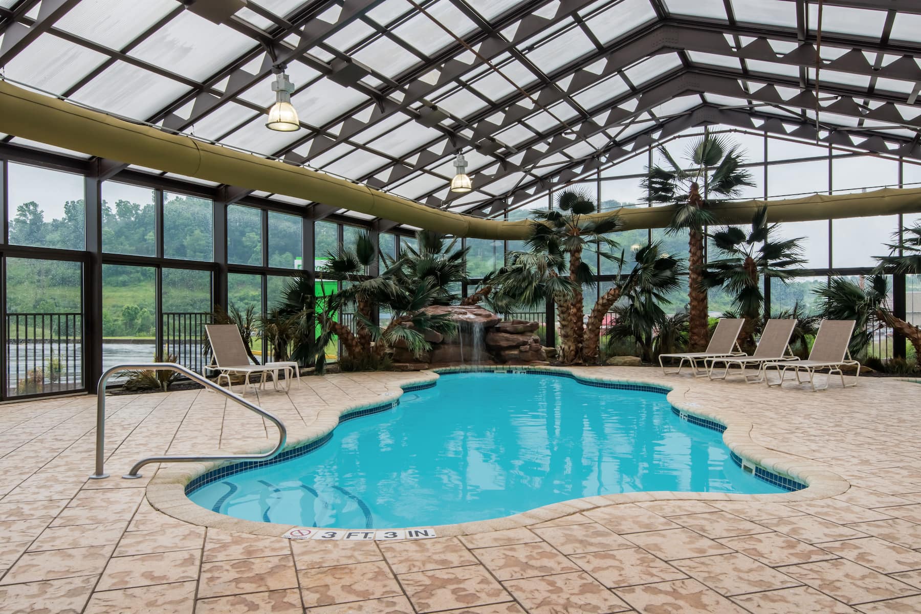 Pool at the Wyndham Garden Cross Lanes Charleston in Cross Lanes, West Virginia