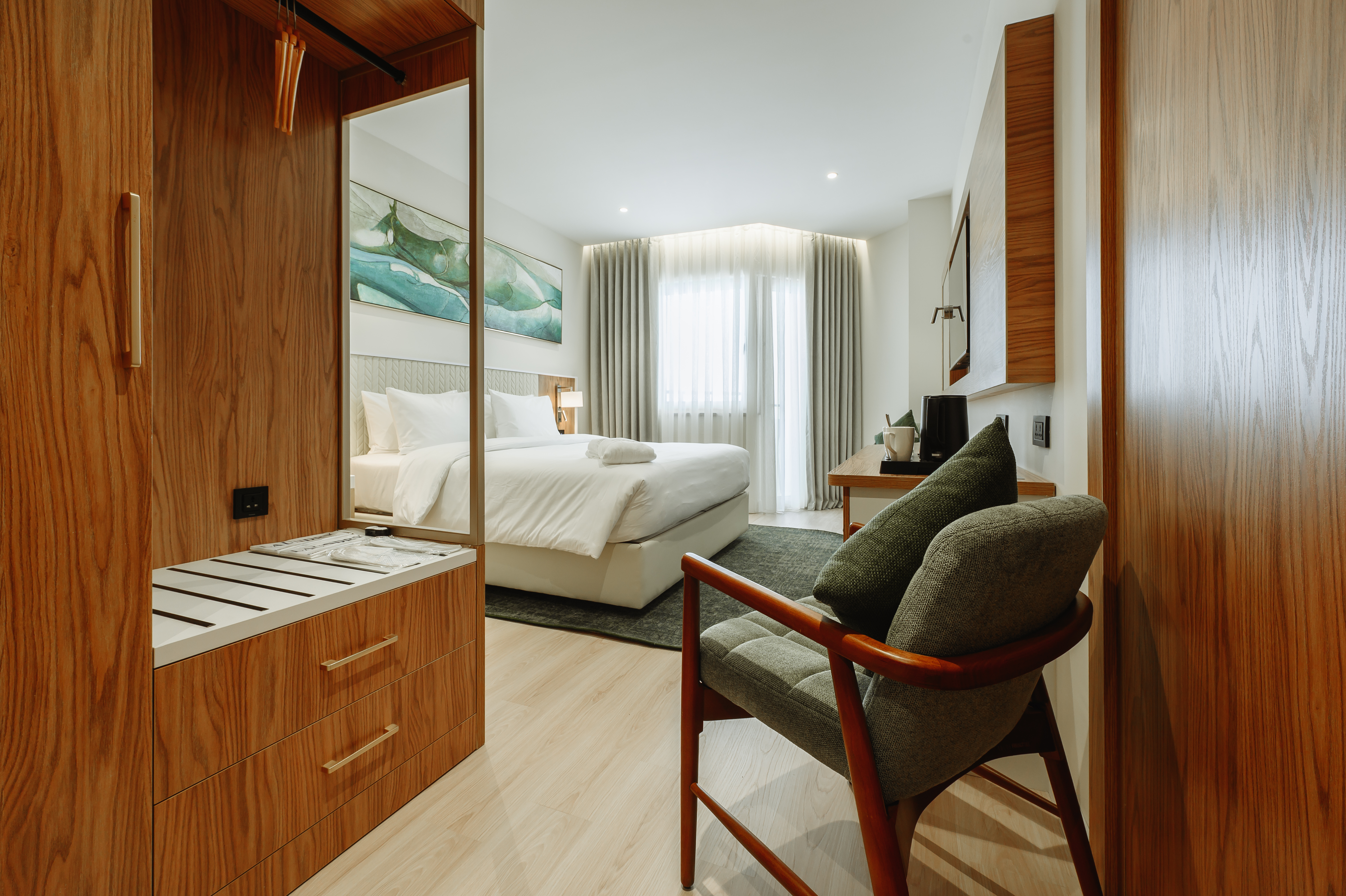 Guest room at the Wyndham Garden Chorvoq Darvozasi in Tashkent, Other than US/Canada