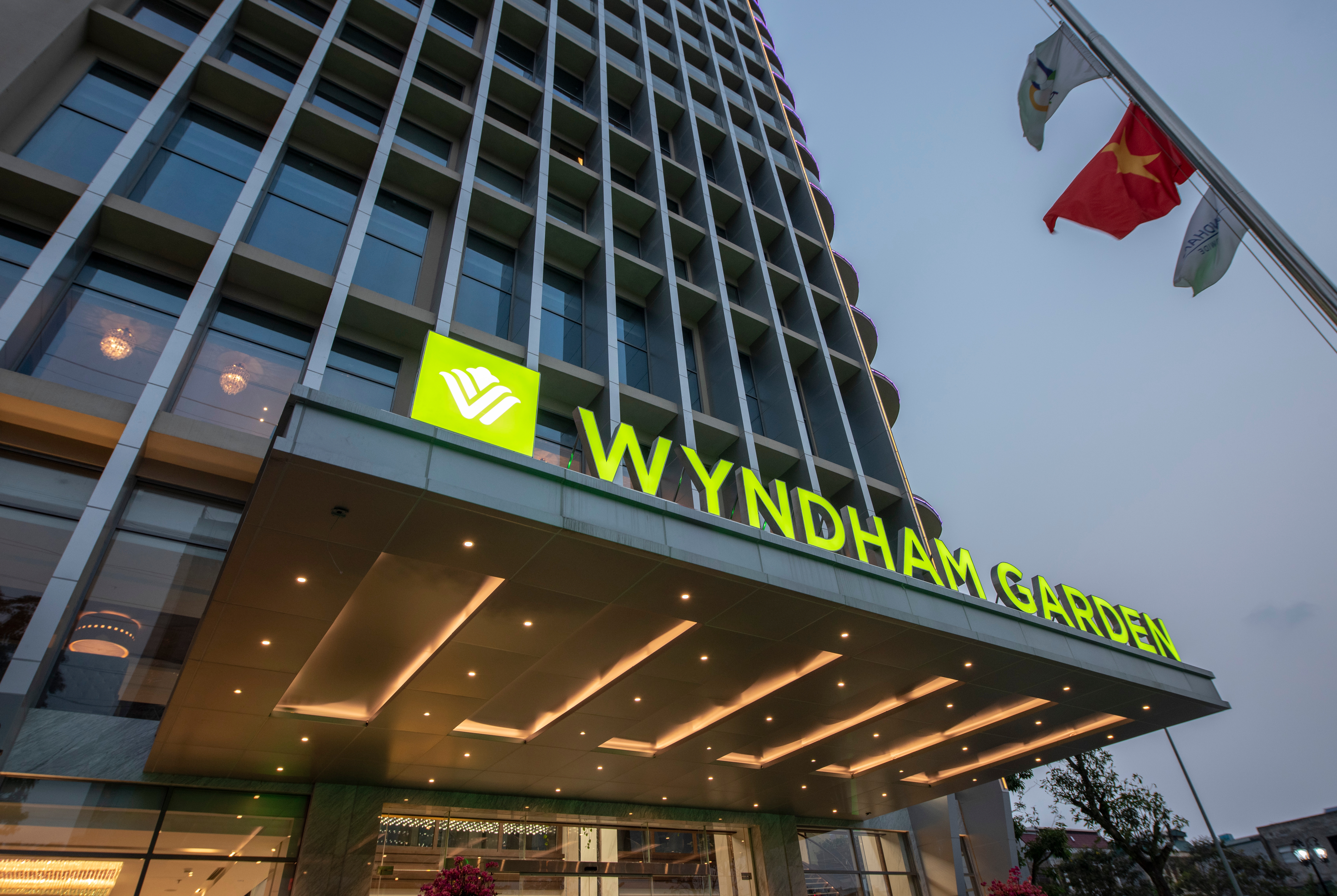 Exterior of Wyndham Garden Hanoi hotel in Hanoi, Other than US/Canada