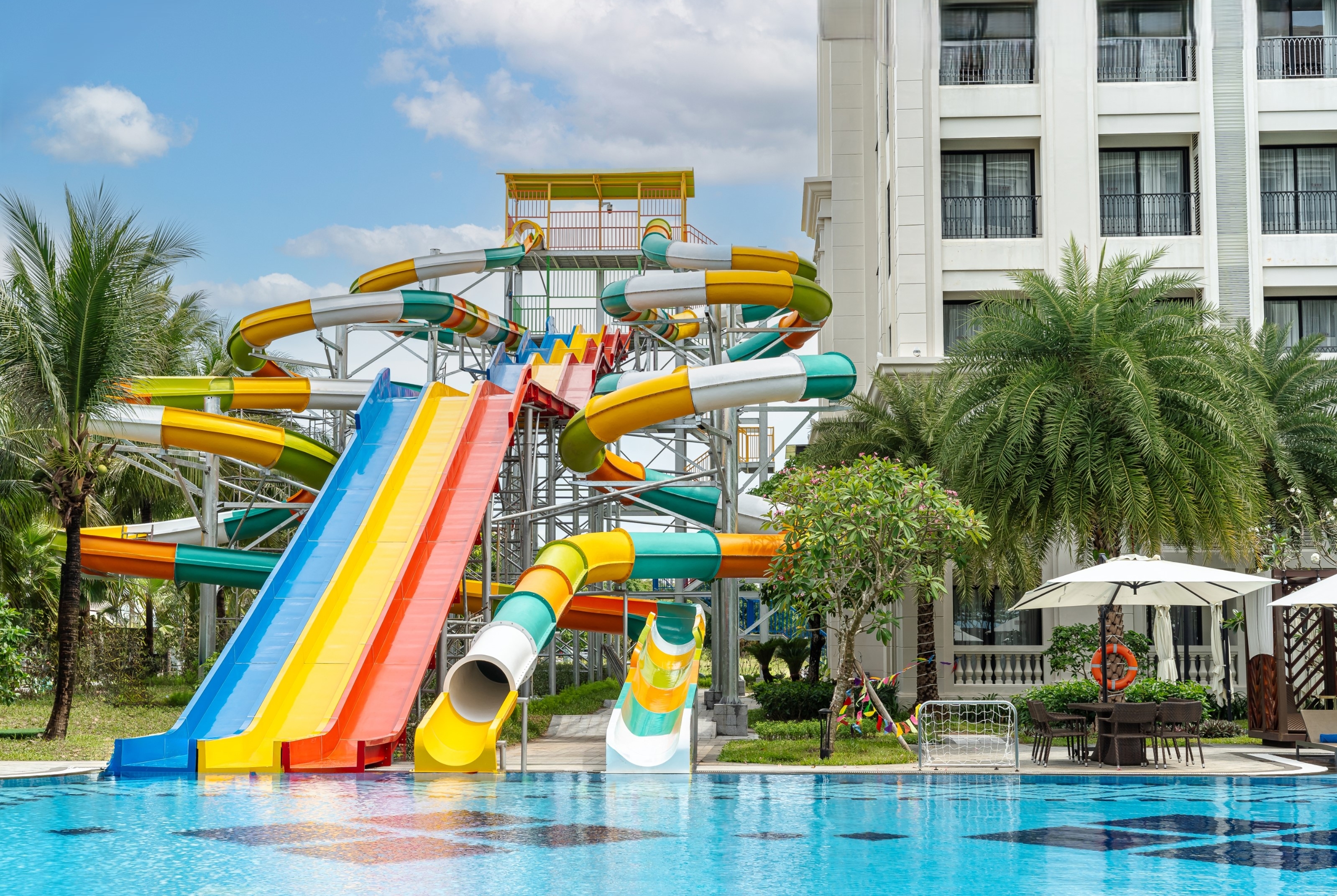 Waterslide at the Wyndham Garden Grandworld Phu Quoc in Phu Quoc, Other than US/Canada