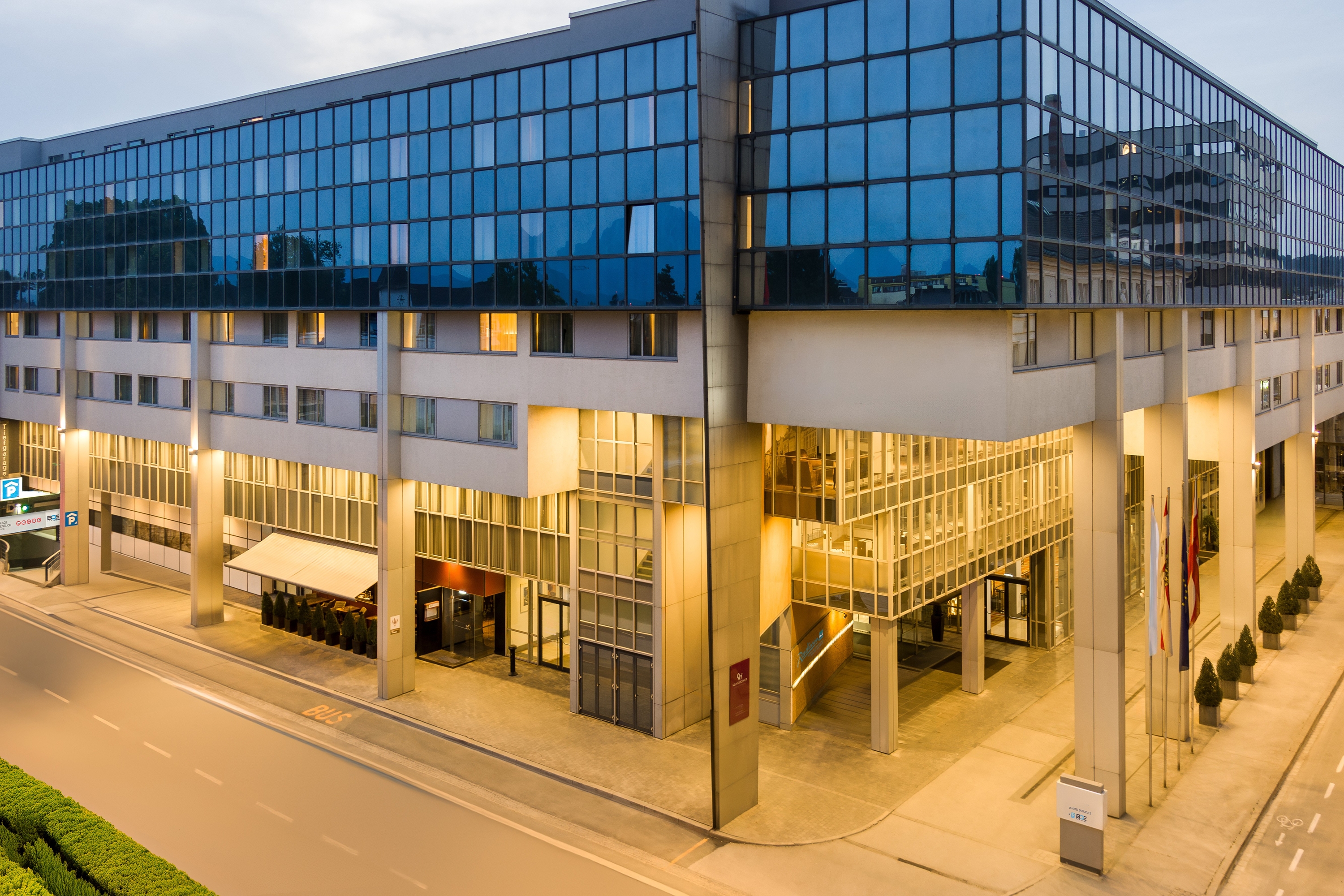 Exterior of Wyndham Grand Salzburg Conference Centre hotel in Salzburg, Other than US/Canada