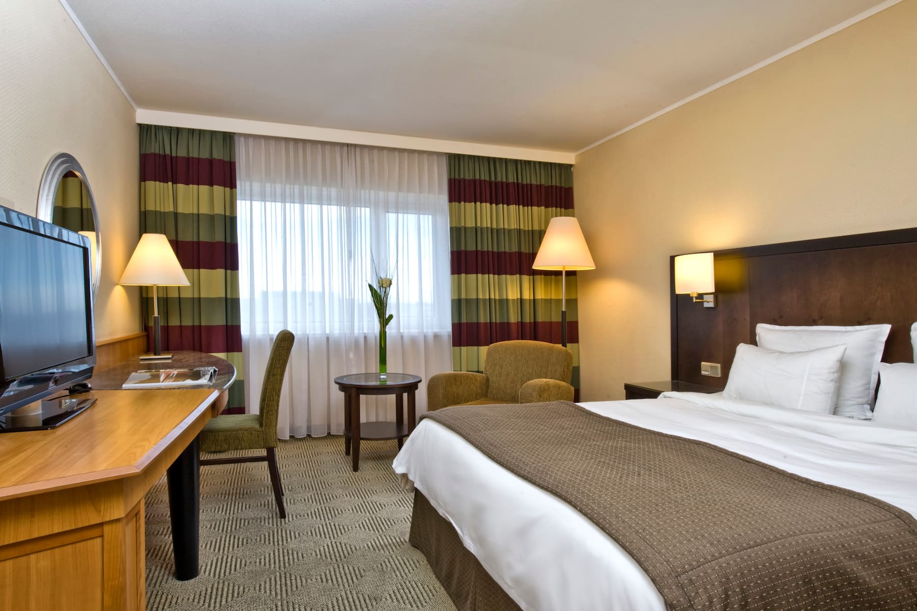 Guest room at the Wyndham Grand Salzburg Conference Centre in Salzburg, Other than US/Canada