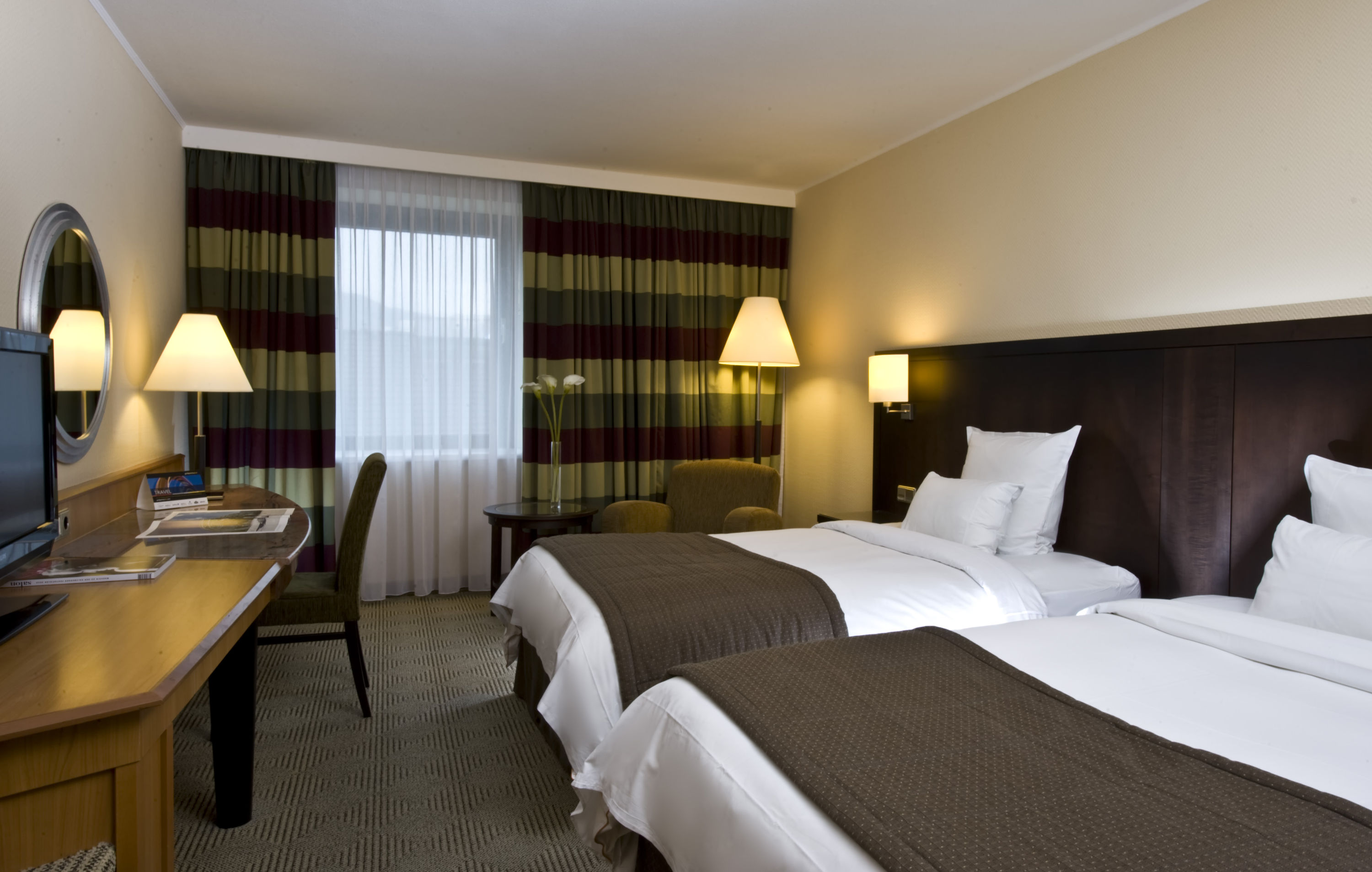 Guest room at the Wyndham Grand Salzburg Conference Centre in Salzburg, Other than US/Canada