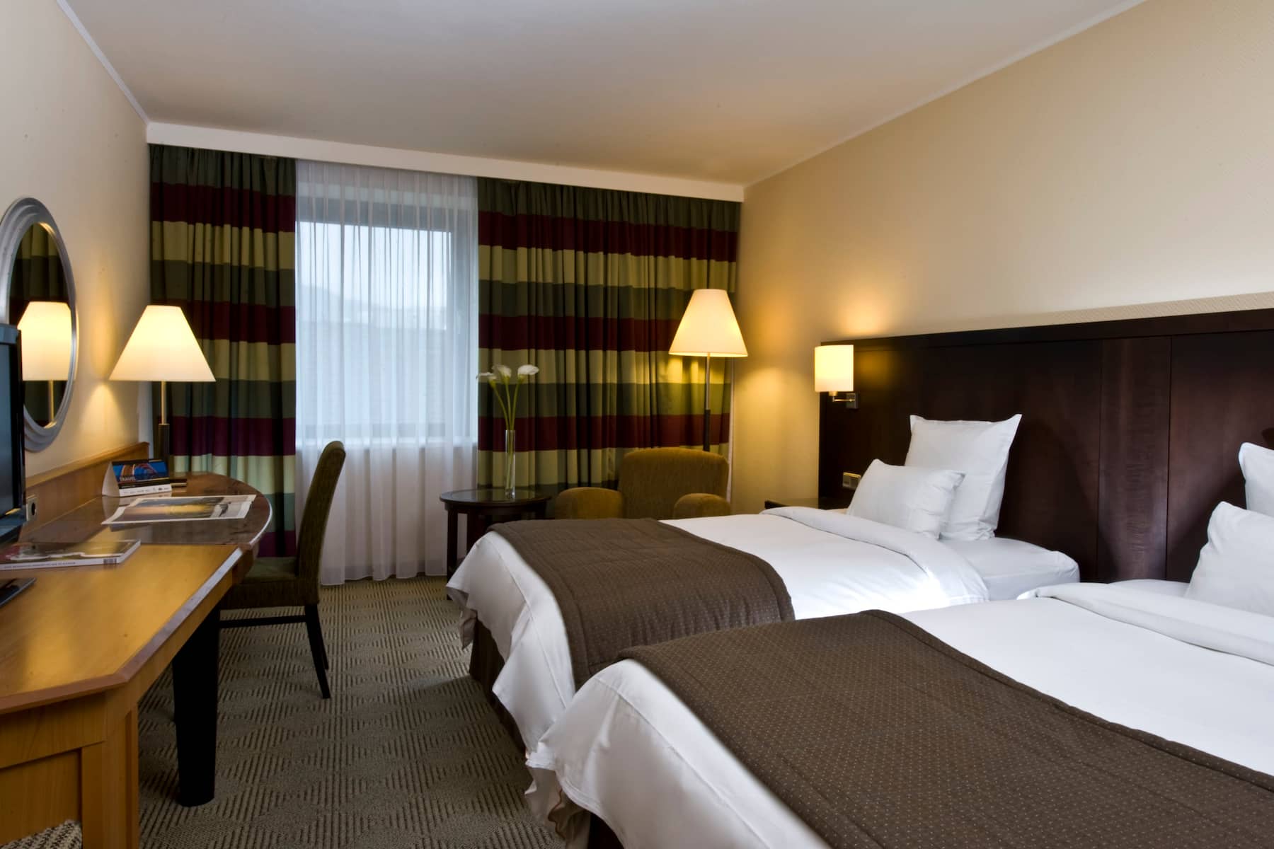 Guest room at the Wyndham Grand Salzburg Conference Centre in Salzburg, Other than US/Canada