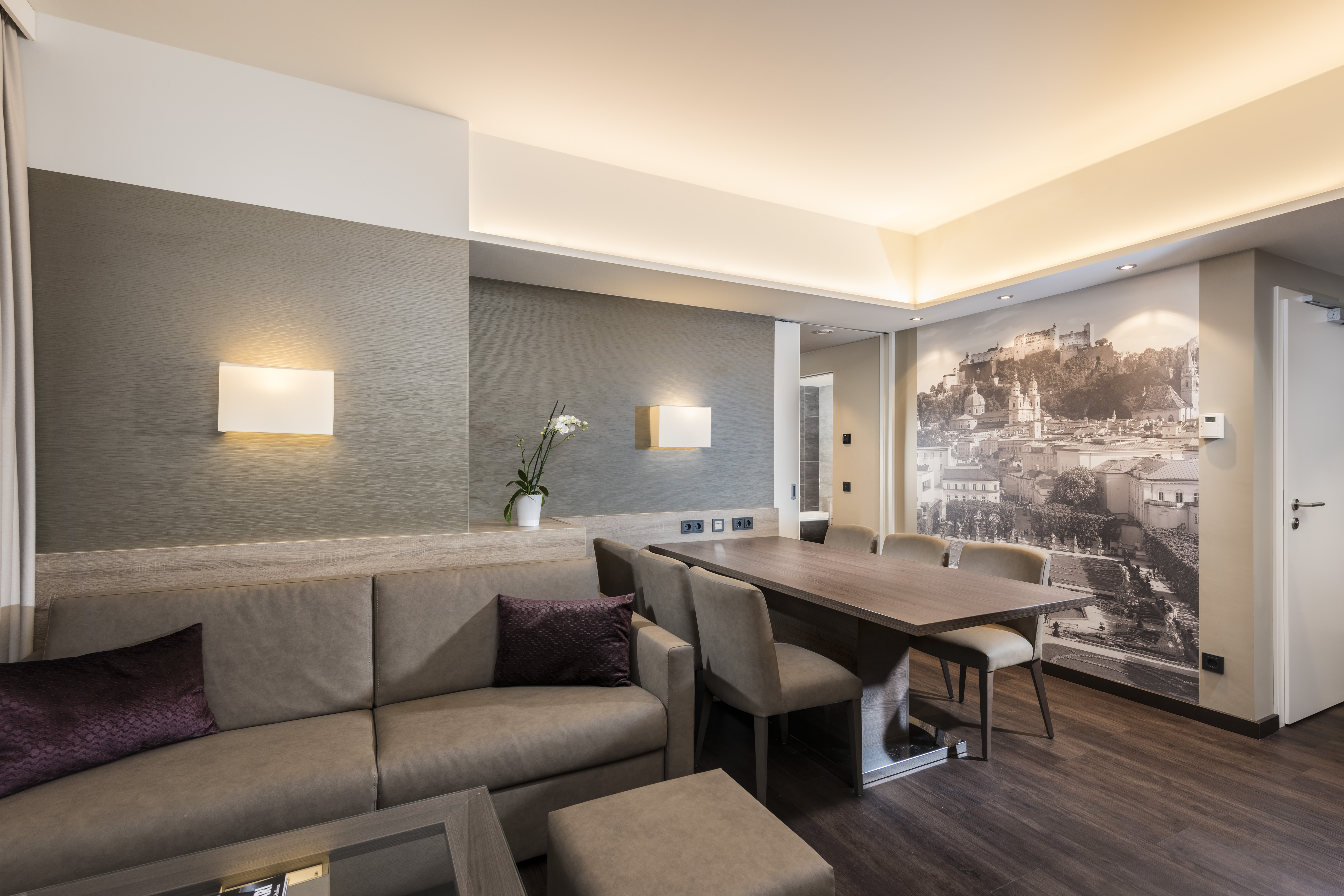 Guest room at the Wyndham Grand Salzburg Conference Centre in Salzburg, Other than US/Canada