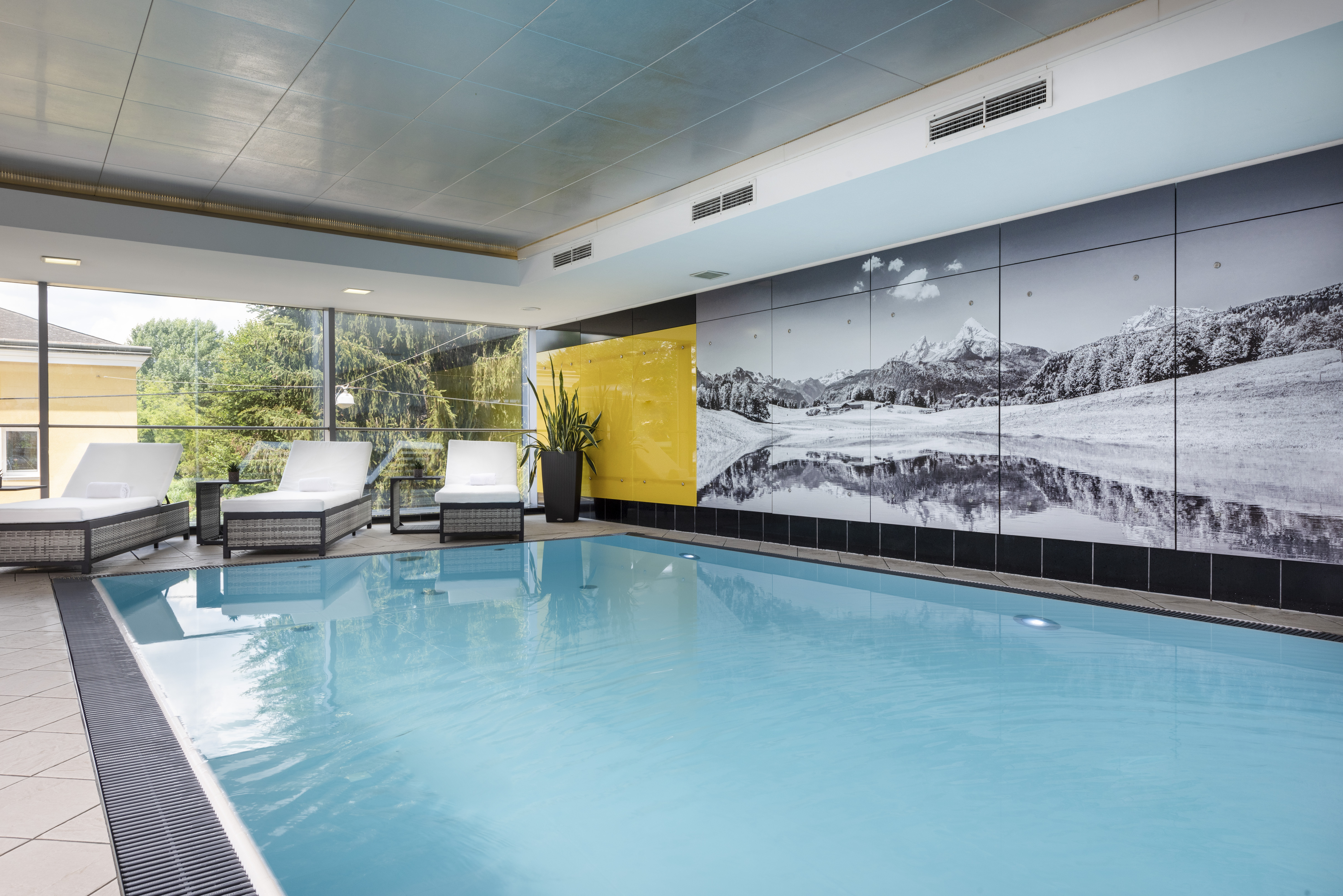Indoor pool at the Wyndham Grand Salzburg Conference Centre in Salzburg, Other than US/Canada