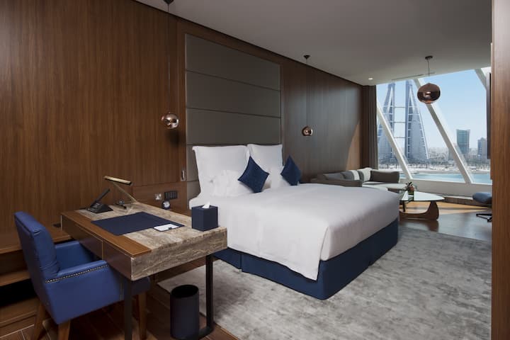 Guest room at the Wyndham Grand Manama in Manama, Other than US/Canada