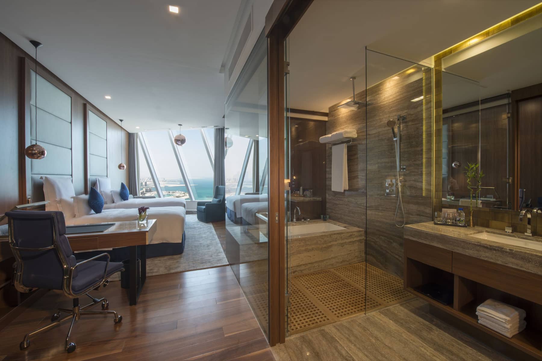Guest room at the Wyndham Grand Manama in Manama, Other than US/Canada