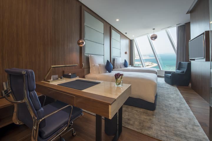 Guest room at the Wyndham Grand Manama in Manama, Other than US/Canada