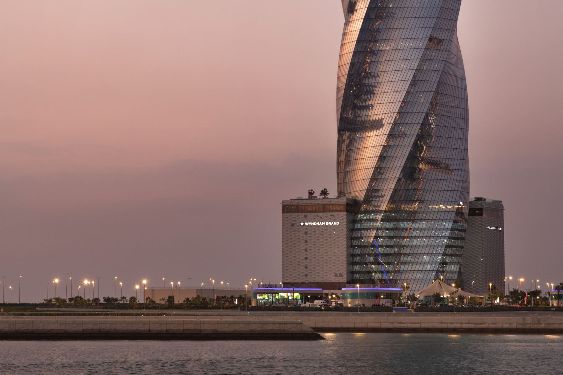 Exterior of Wyndham Grand Manama hotel in Manama, Other than US/Canada
