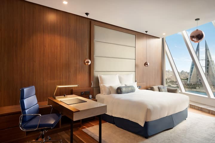 Guest room at the Wyndham Grand Manama in Manama, Other than US/Canada