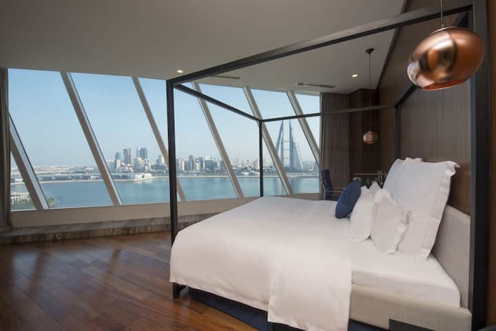 Guest room at the Wyndham Grand Manama in Manama, Other than US/Canada