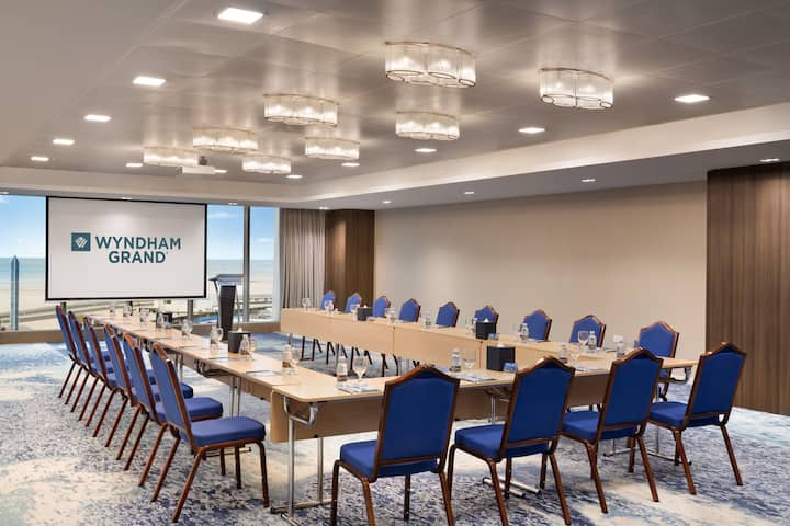 U-shape meeting room at Wyndham Grand Manama in Manama, Other than US/Canada