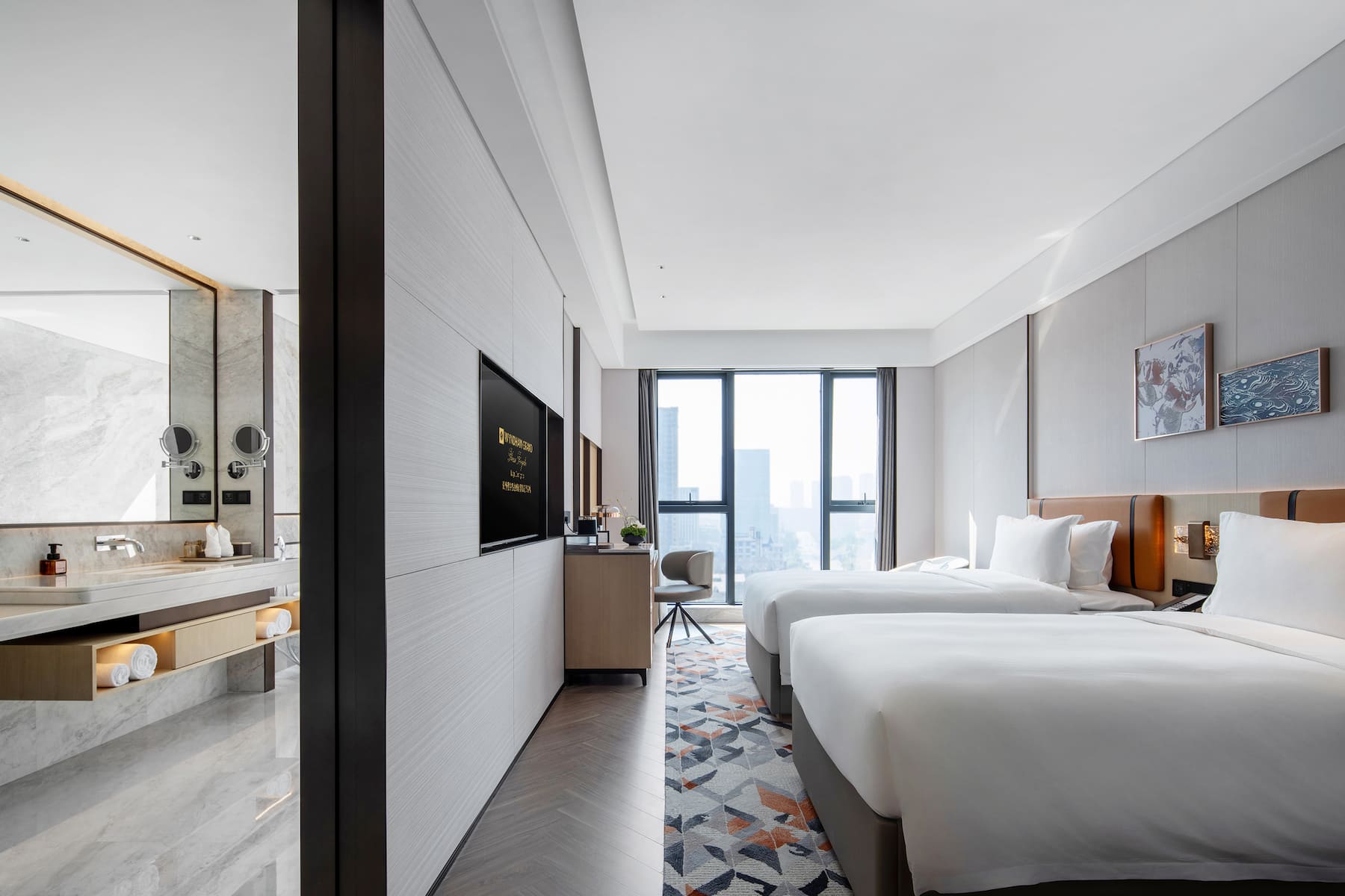 Guest room at the Wyndham Grand Plaza Royale Lugu Changsha in Changsha, Other than US/Canada