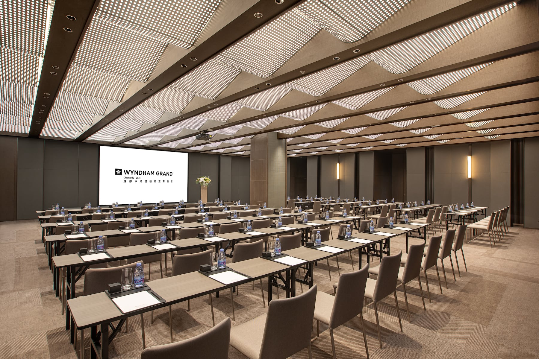 Meeting room at Wyndham Grand Chengdu East in Chengdu City, Other than US/Canada
