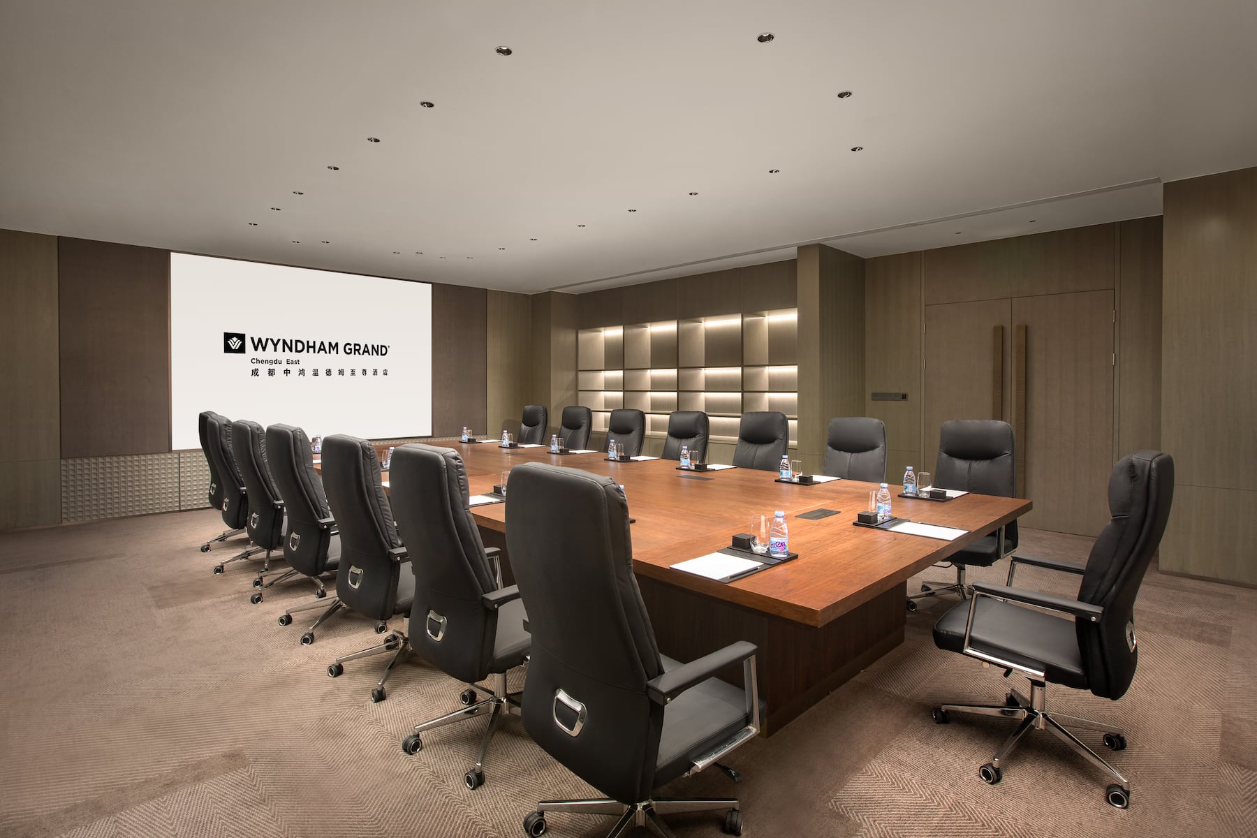 Meeting room at Wyndham Grand Chengdu East in Chengdu City, Other than US/Canada