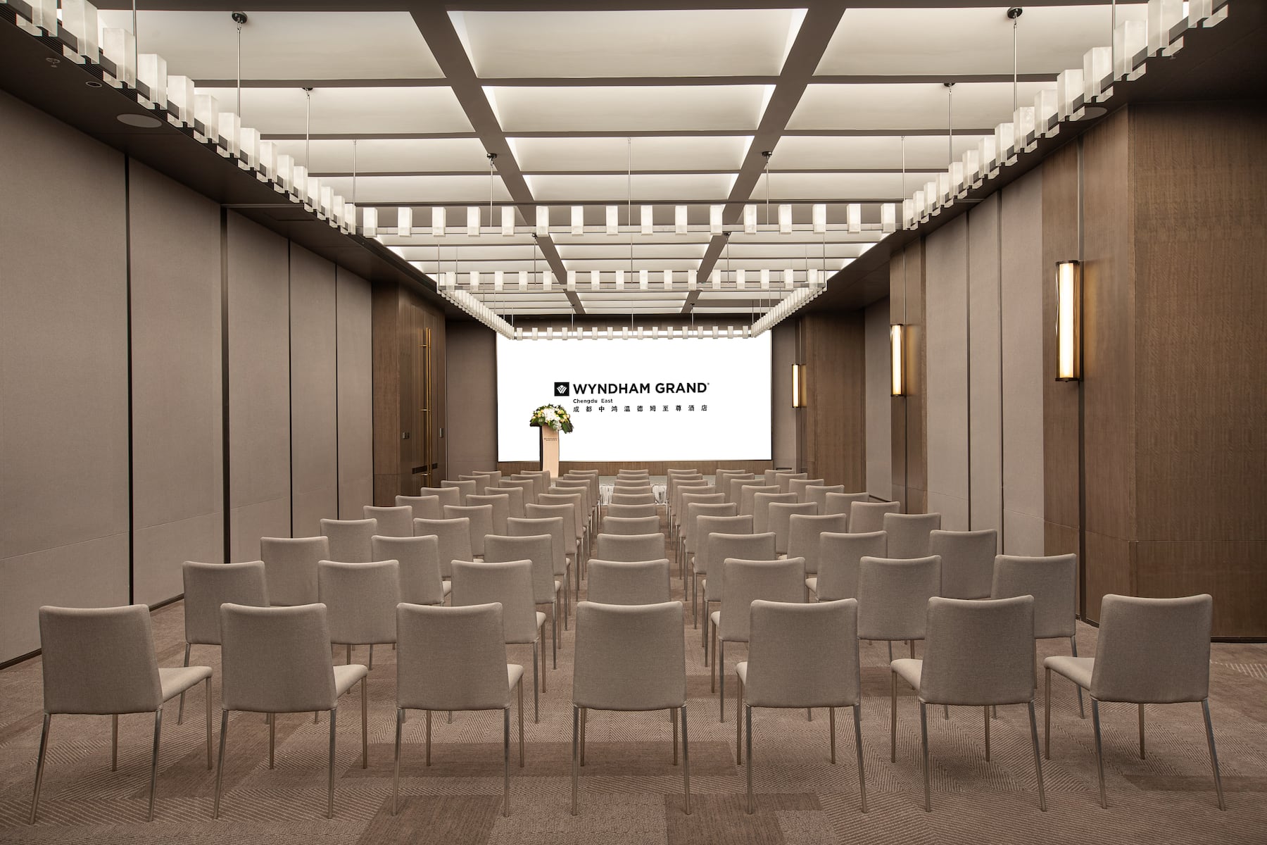 Meeting room at Wyndham Grand Chengdu East in Chengdu City, Other than US/Canada