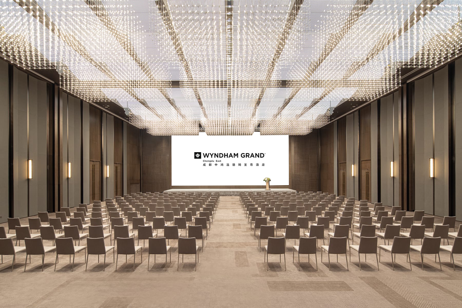 Meeting room at Wyndham Grand Chengdu East in Chengdu City, Other than US/Canada