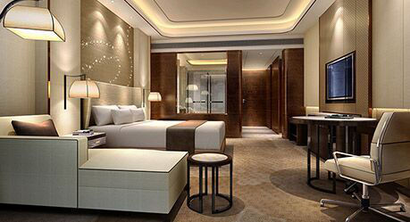 Guest room at the Wyndham Grand Plaza Royale Huayu Chongqing in Chongqing, Other than US/Canada
