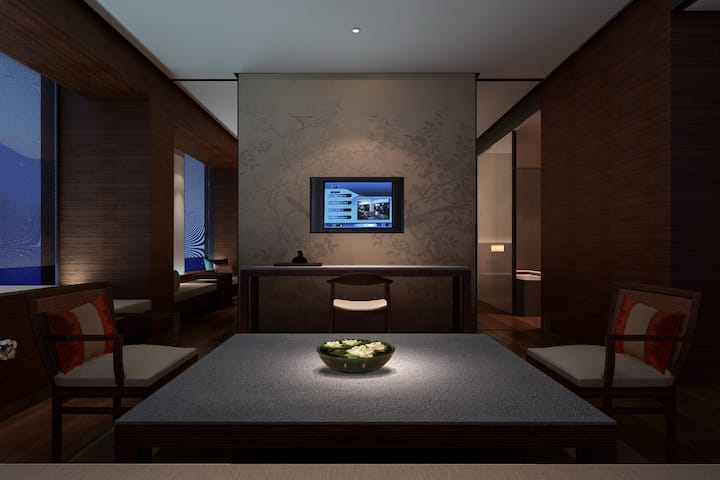 Guest room at the Wyndham Grand Plaza Royale Kaidi in Chuzhou, Other than US/Canada