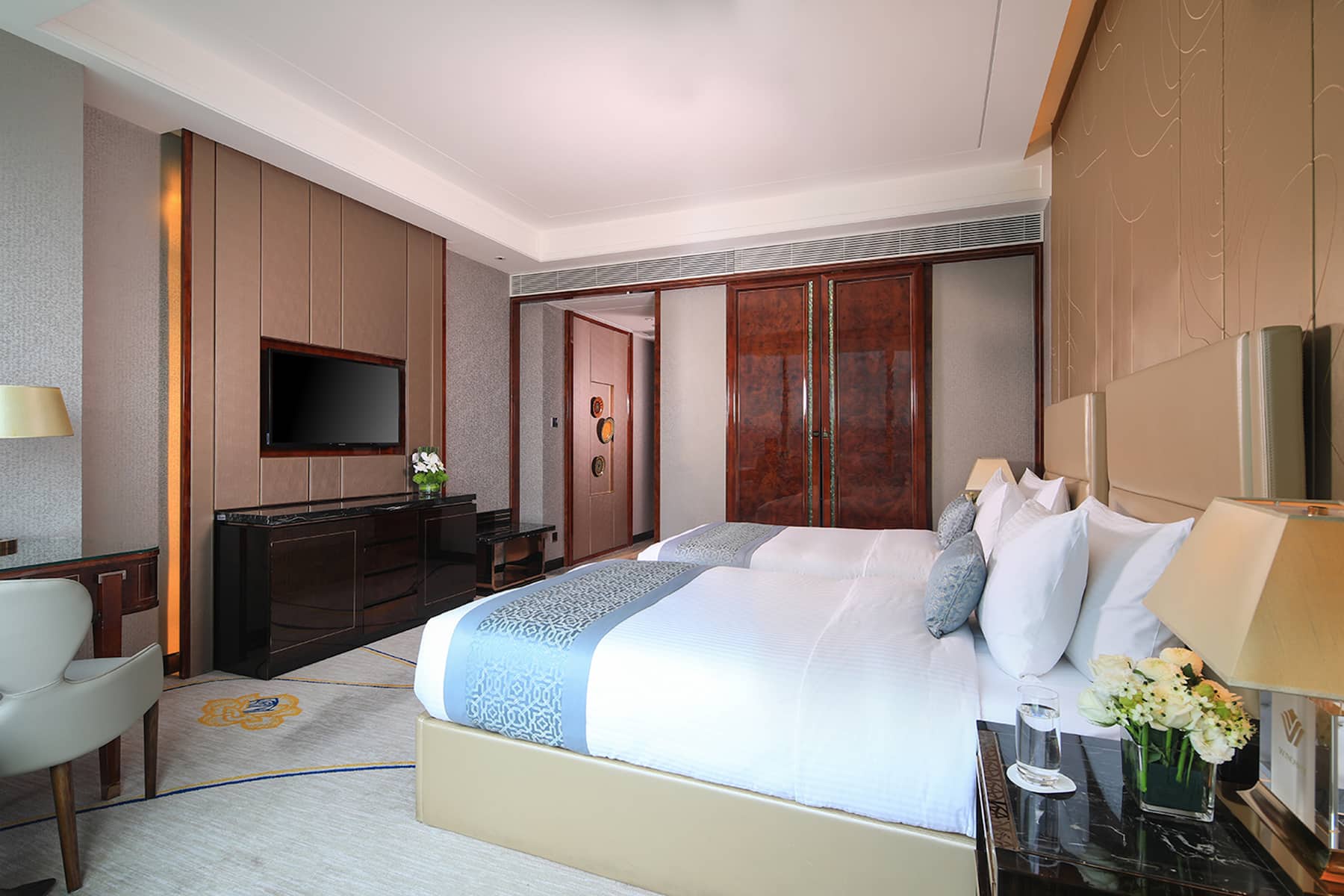 Guest room at the Wyndham Grand Foshan Gaoming in Foshan, Other than US/Canada