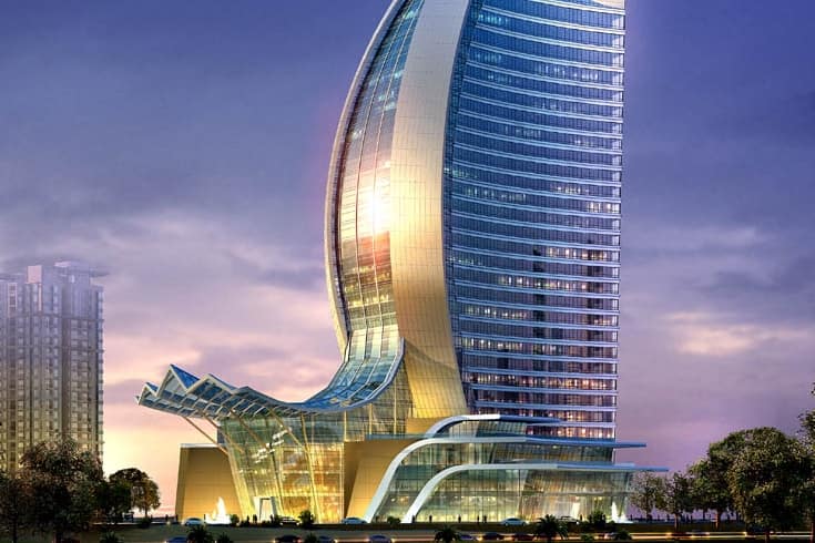 Exterior of Wyndham Grand Foshan Gaoming hotel in Foshan, Other than US/Canada