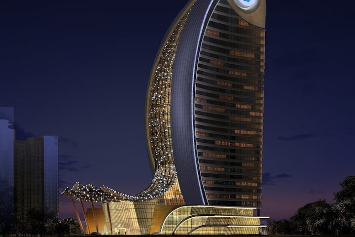 Exterior of Wyndham Grand Foshan Gaoming hotel in Foshan, Other than US/Canada