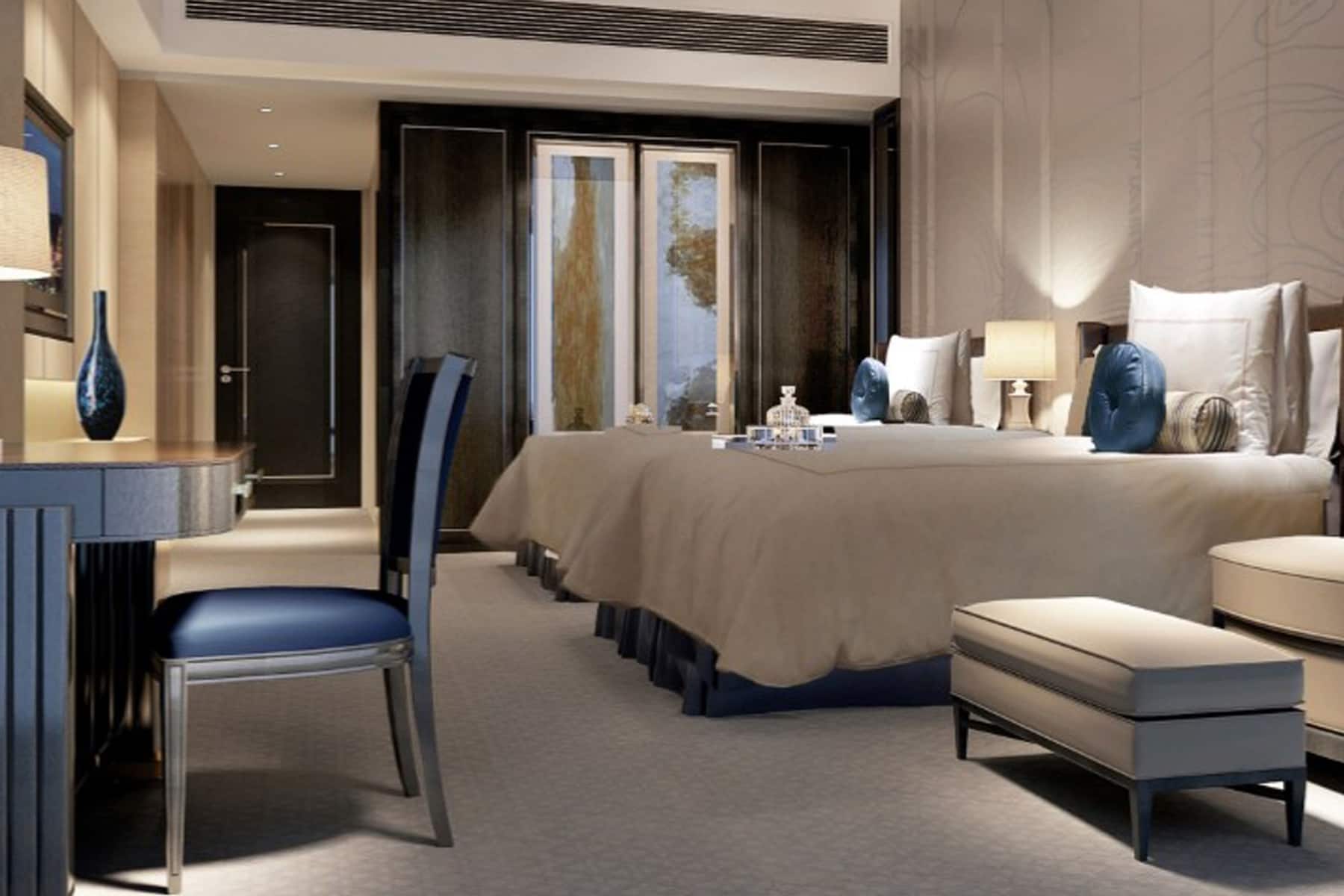 Guest room at the Wyndham Grand Foshan Gaoming in Foshan, Other than US/Canada