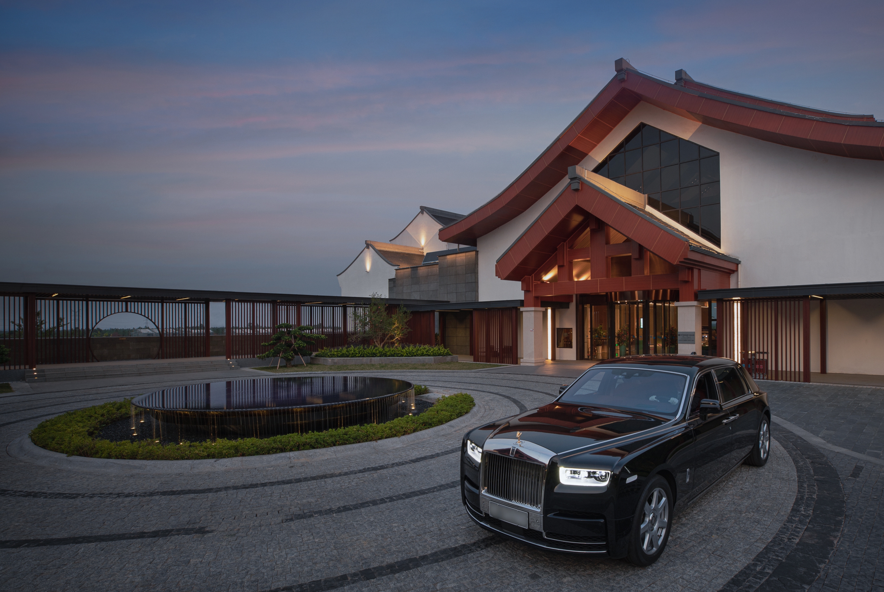 Exterior of Wyndham Grand Plaza Royale Xiangai Mountain Fuzhou hotel in Fuzhou, Other than US/Canada