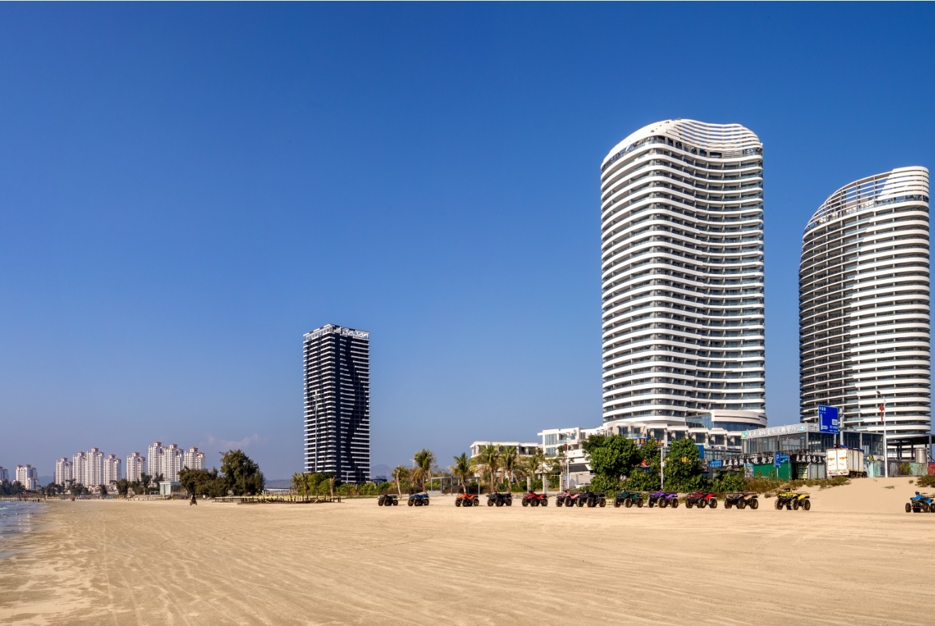 Exterior of Wyndham Grand Plaza Royale Shuangyue Bay hotel in Huizhou, Other than US/Canada