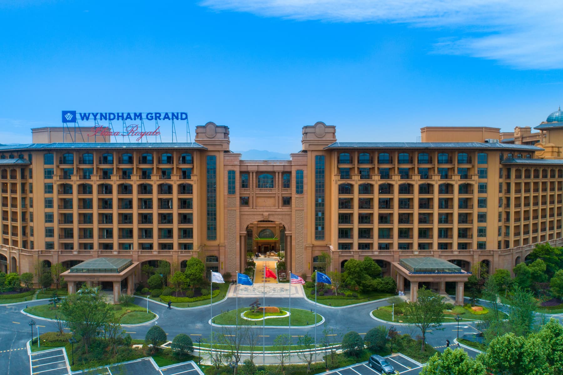 Front Exterior Image of Wyndham Grand Plaza Royale Kaicheng Anji hotel in Huzhou, Other than US/Canada