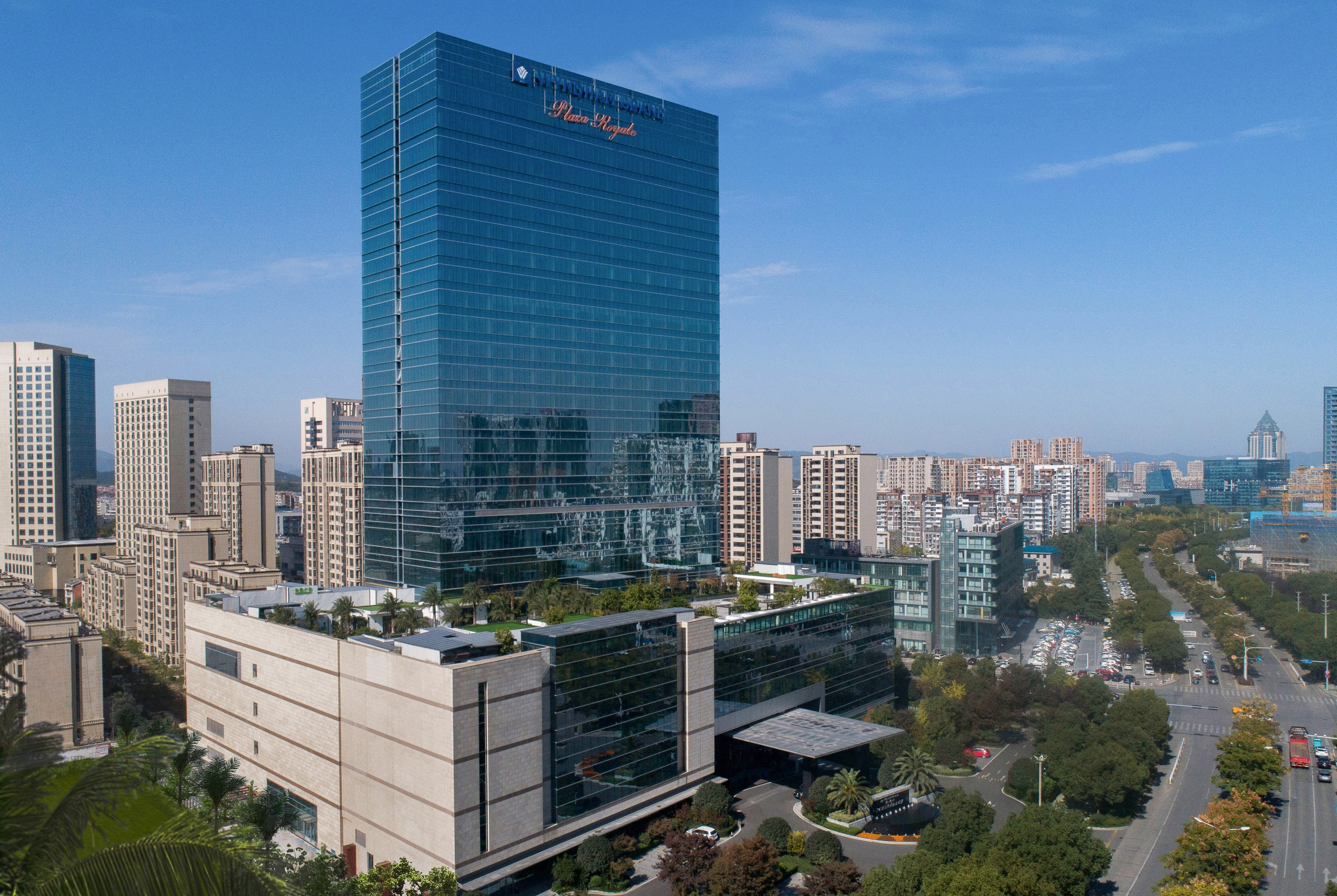 Exterior of Wyndham Grand Plaza Royale Ever Bright Changxing hotel in Huzhou, Other than US/Canada