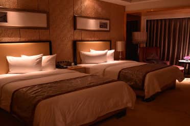 Guest room at the Wyndham Grand Plaza Royale Colorful Yunnan Kunming in Kunming, Other than US/Canada