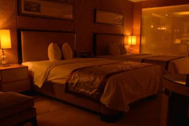 Guest room at the Wyndham Grand Plaza Royale Colorful Yunnan Kunming in Kunming, Other than US/Canada